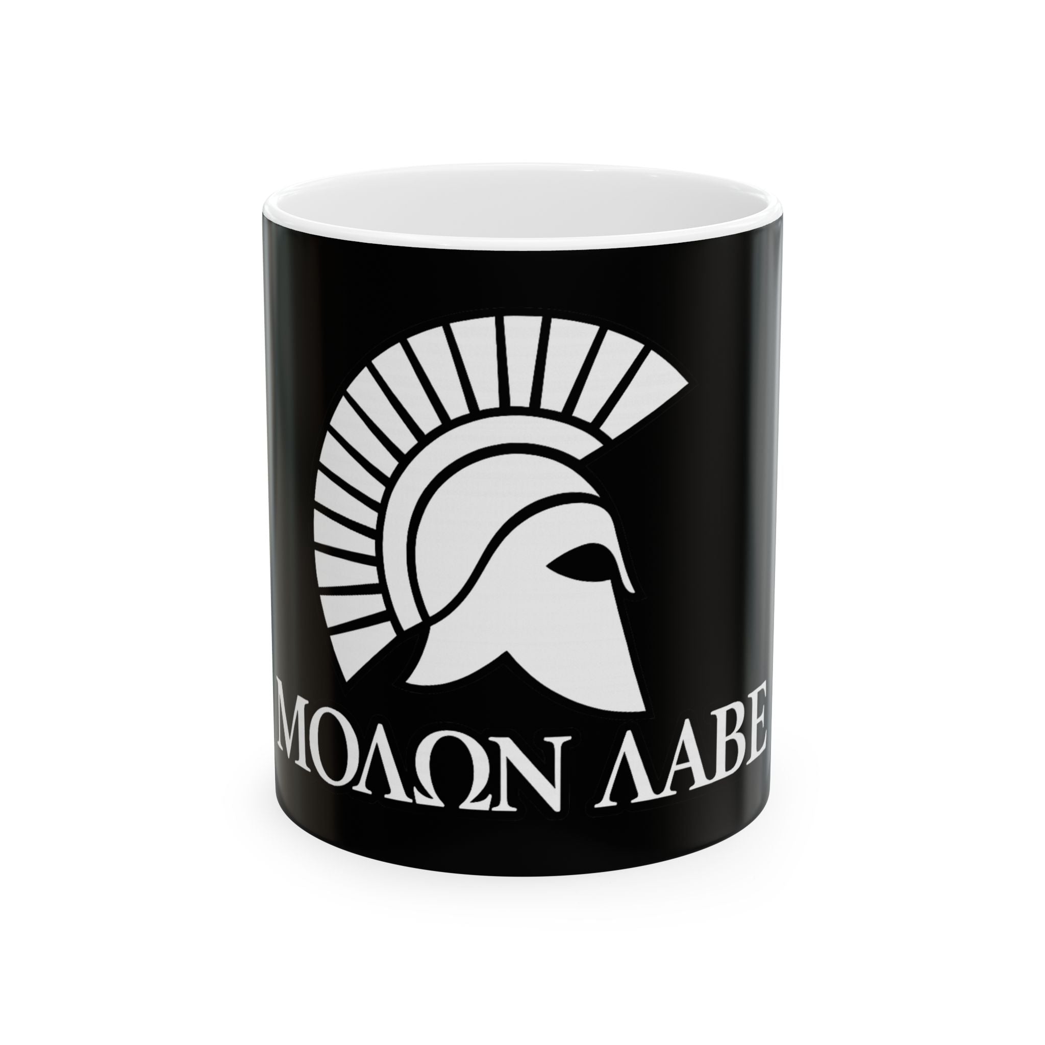 Molon Labe "Come and Take It!" in Greek Spartan Quote Ceramic Mug