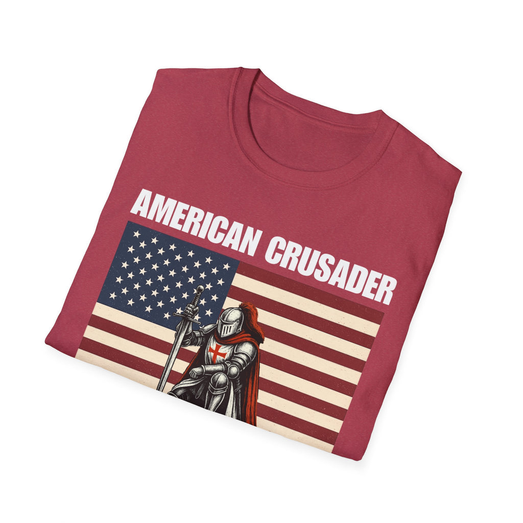 American Crusader Alt Color Design Softstyle Cotton T-Shirt