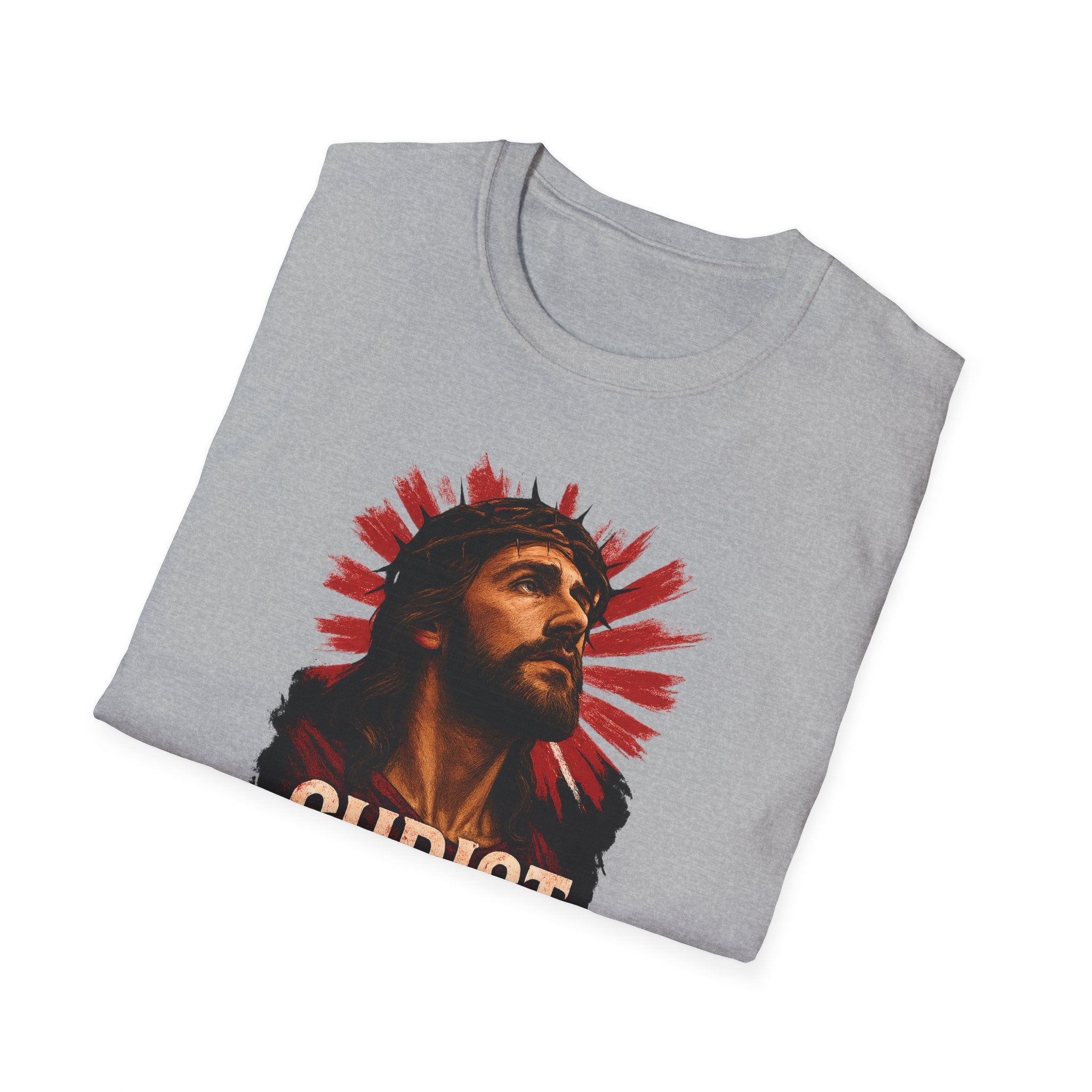 Christ is King Unisex Softstyle T-Shirt Alt Design