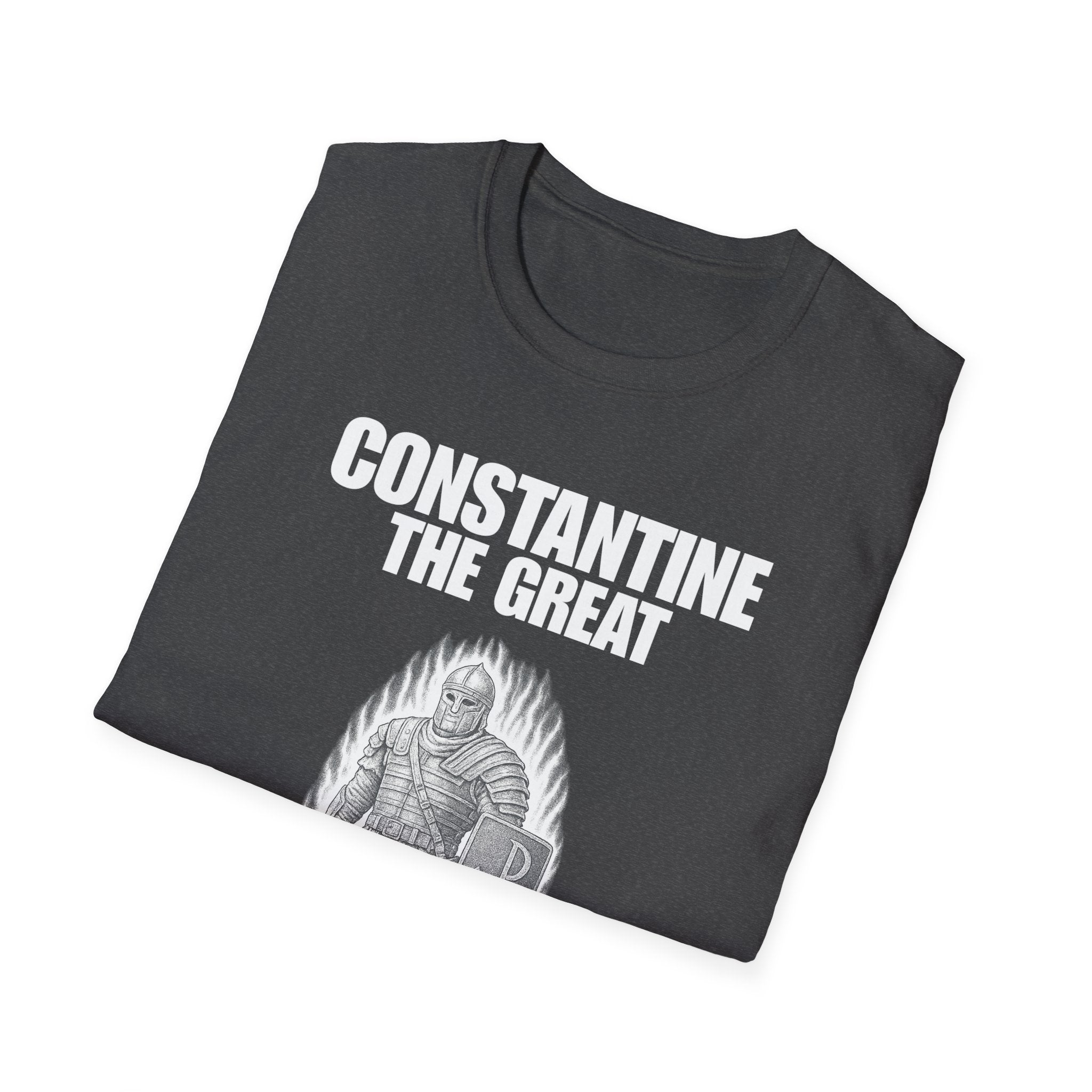 Constantine the Great White Design Unisex Softstyle T-Shirt