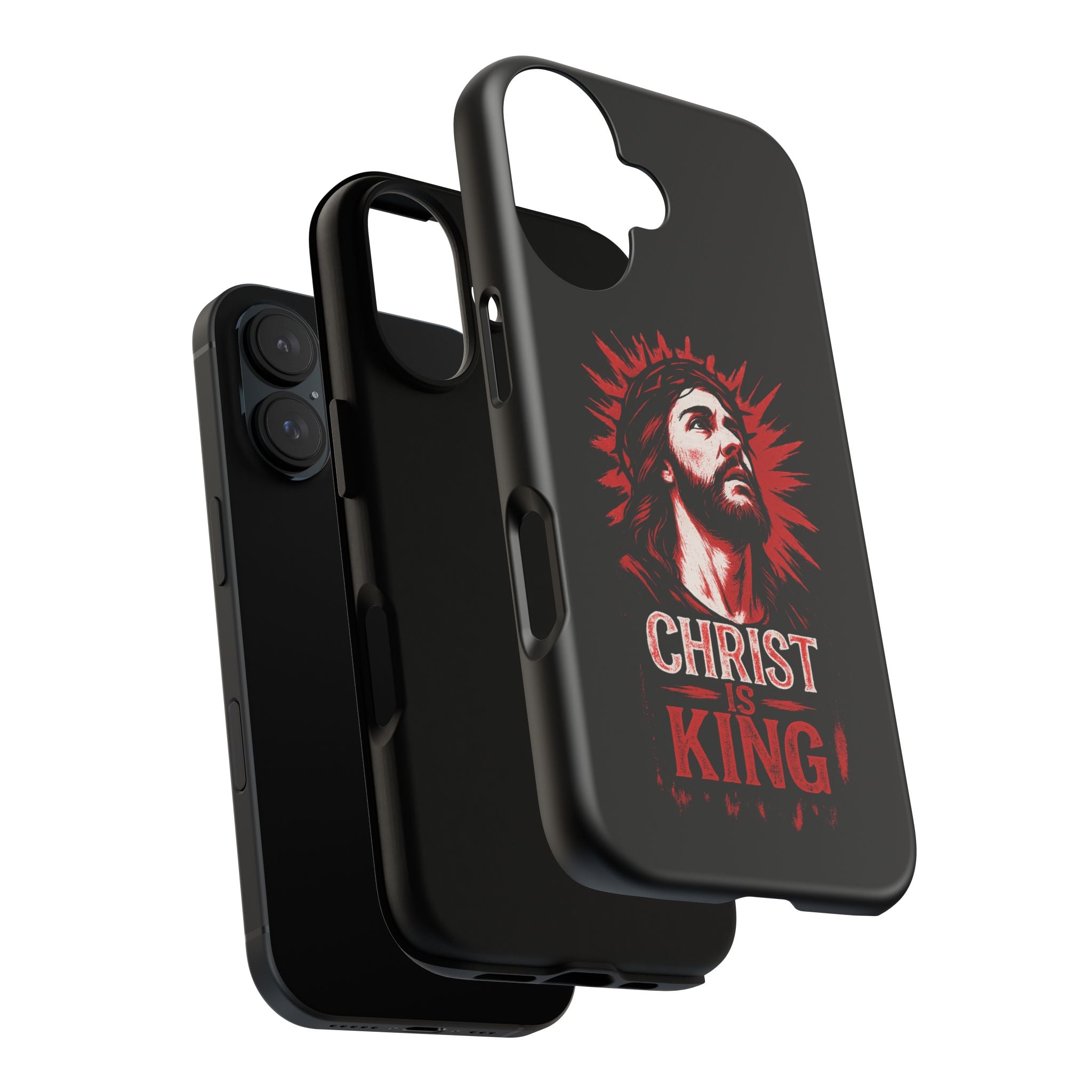 Christ is King Phone Case, Tough Phone Cover for Christian Faith