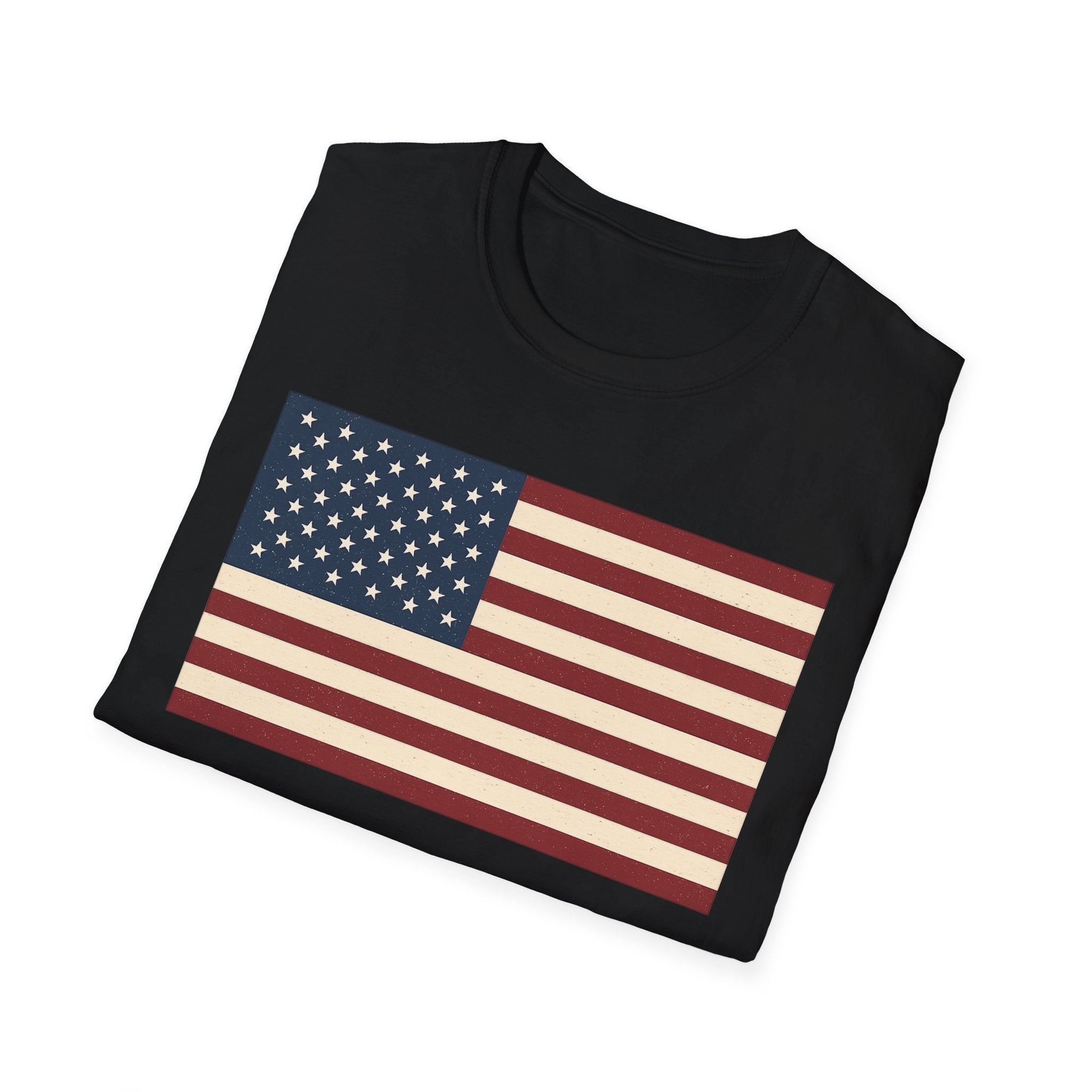 American Flag Softstyle Cotton Shirt T-Shirt