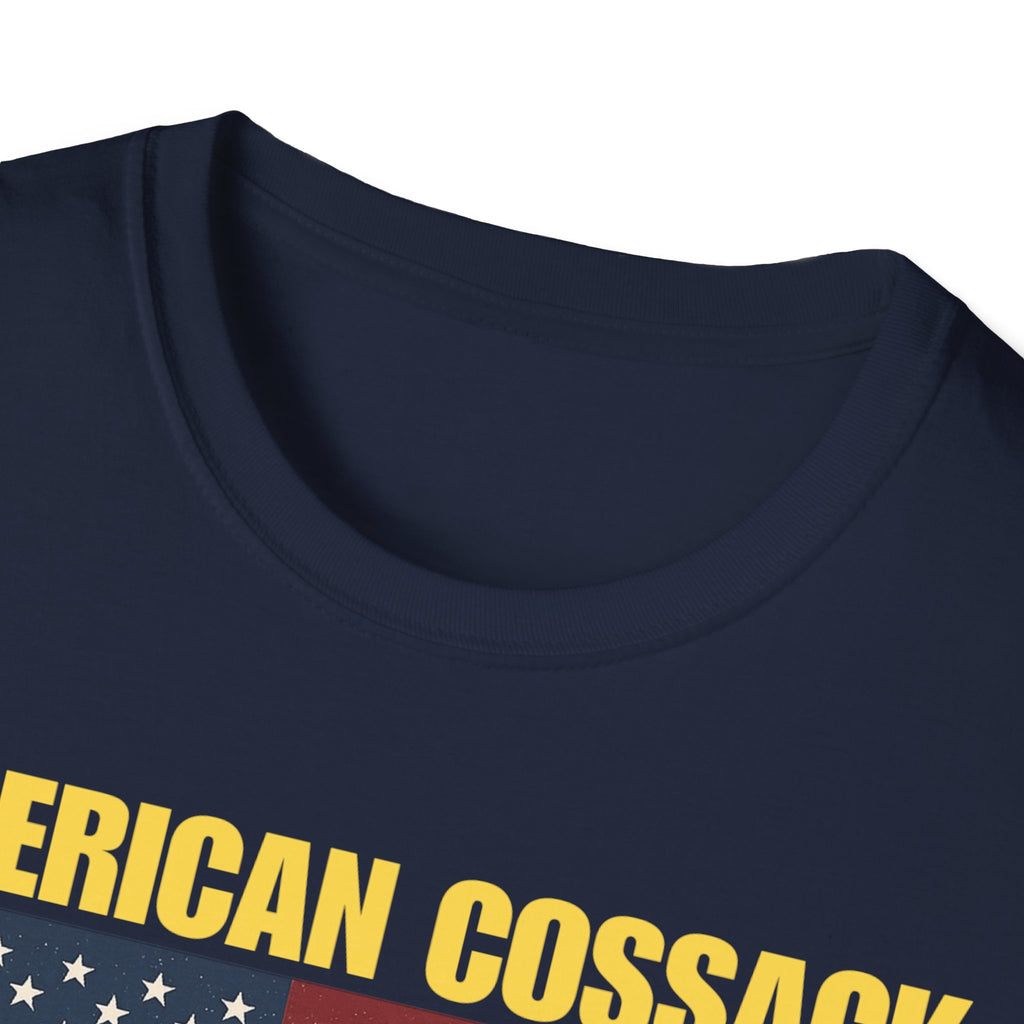 Patriotic American Cossack Alt Design Softstyle T-Shirt
