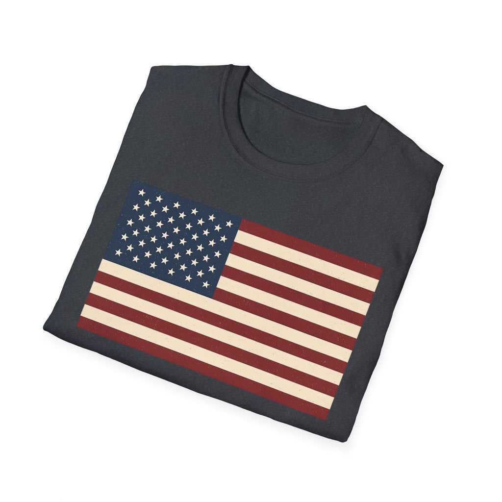 American Flag Softstyle Cotton Shirt T-Shirt