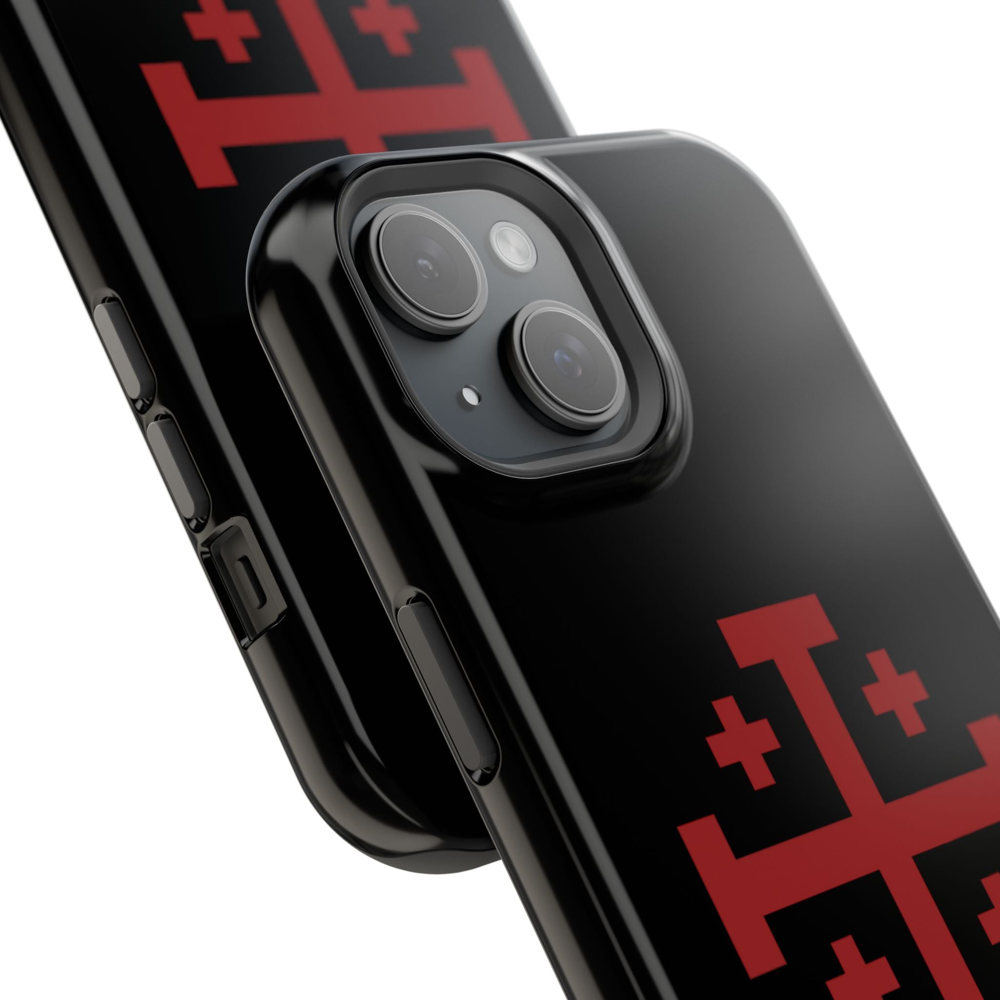Cross Of Jerusalem Red Design Magnetic Impact-Resistant Cases