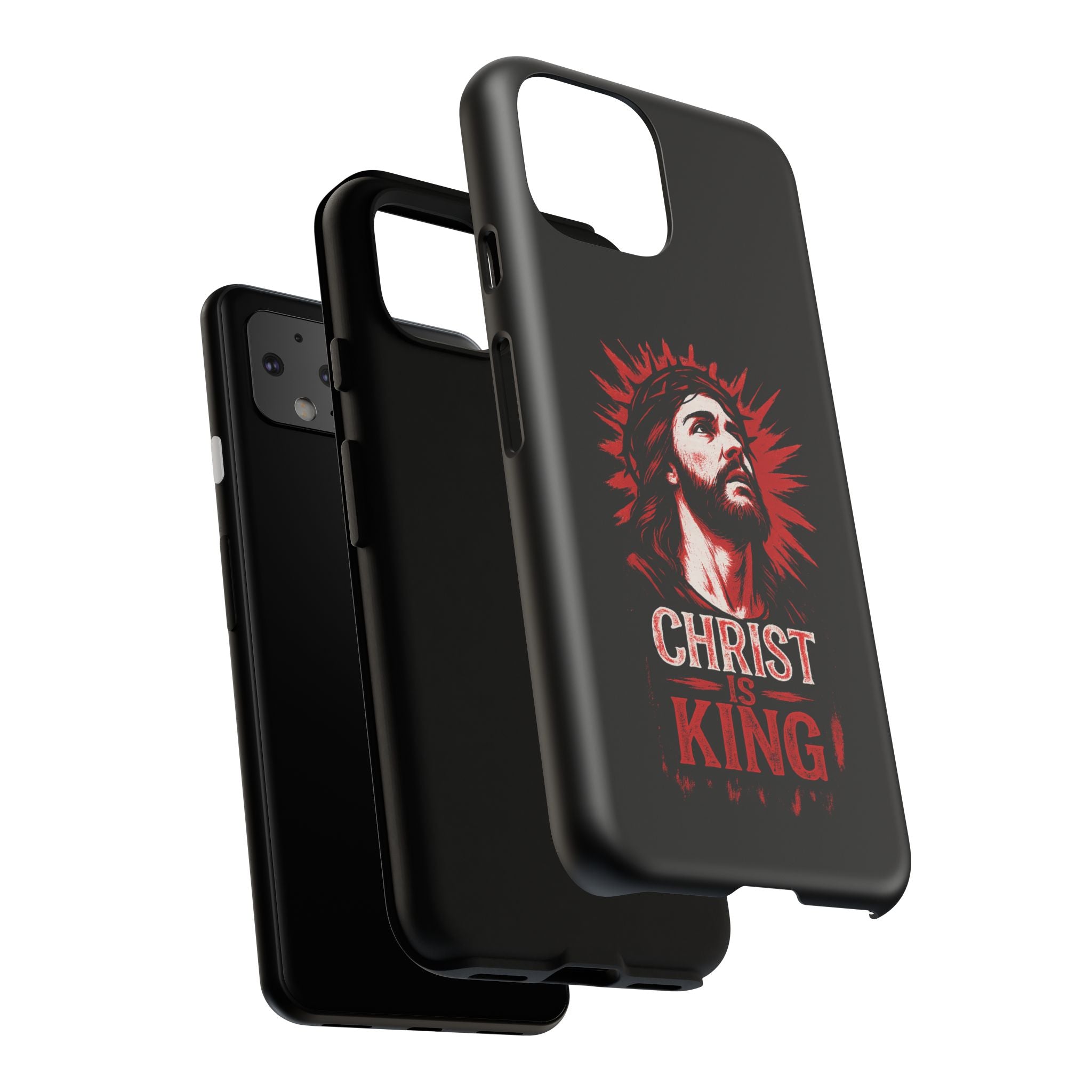 Christ is King Phone Case, Tough Phone Cover for Christian Faith