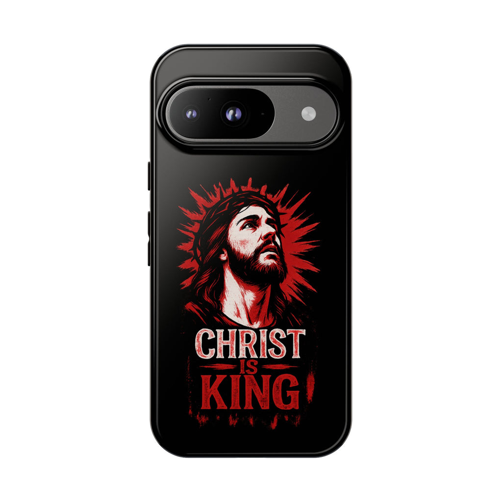 Christ is King Phone Case, Tough Phone Cover for Christian Faith