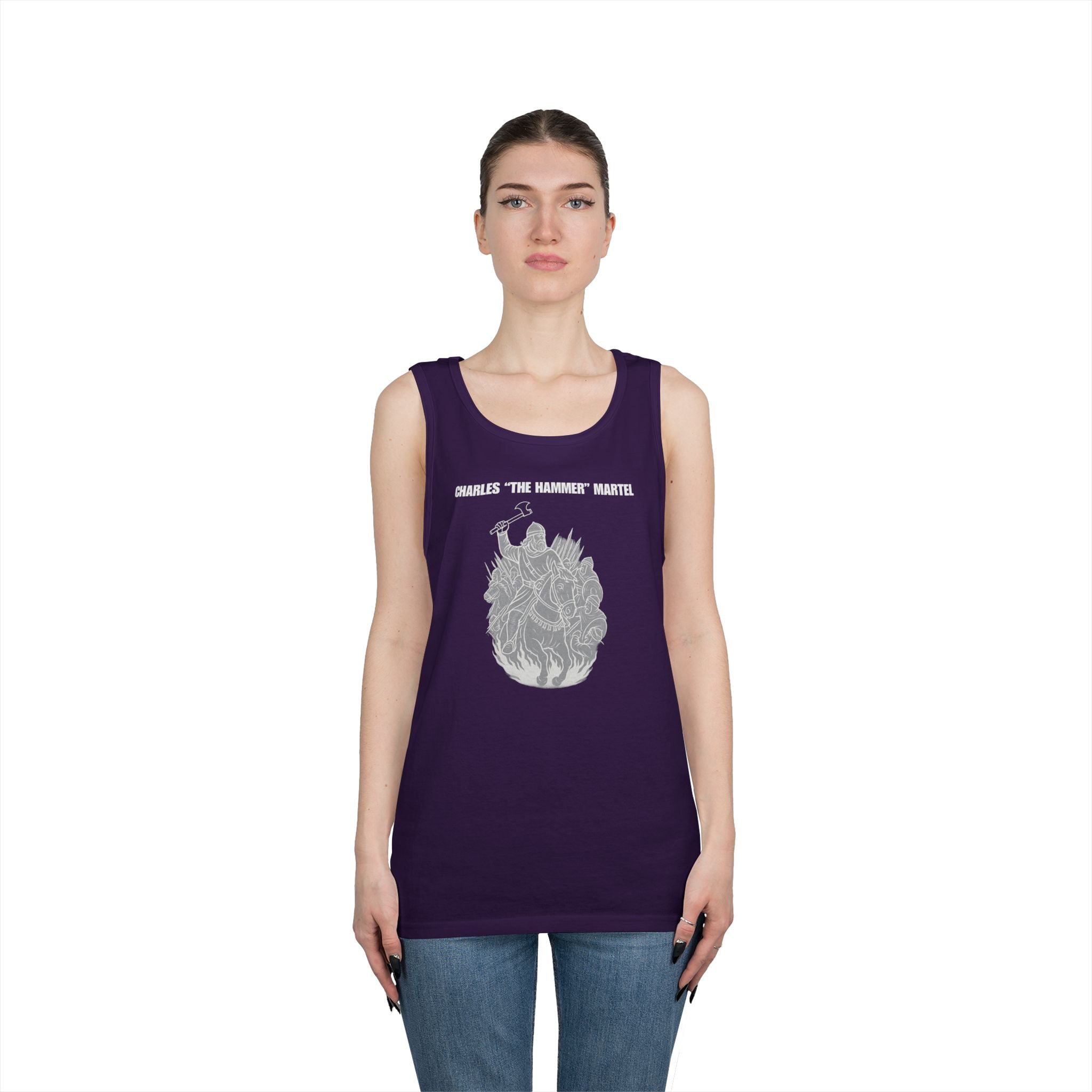 Charles "The Hammer" Martel Heavy Cotton Tank Top