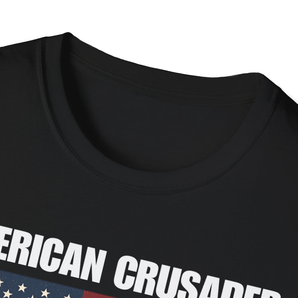 American Crusader Alt Color Design Softstyle Cotton T-Shirt