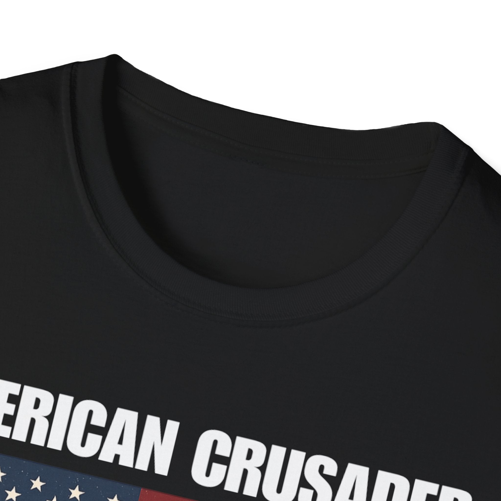 American Crusader Alt Color Design Softstyle Cotton T-Shirt