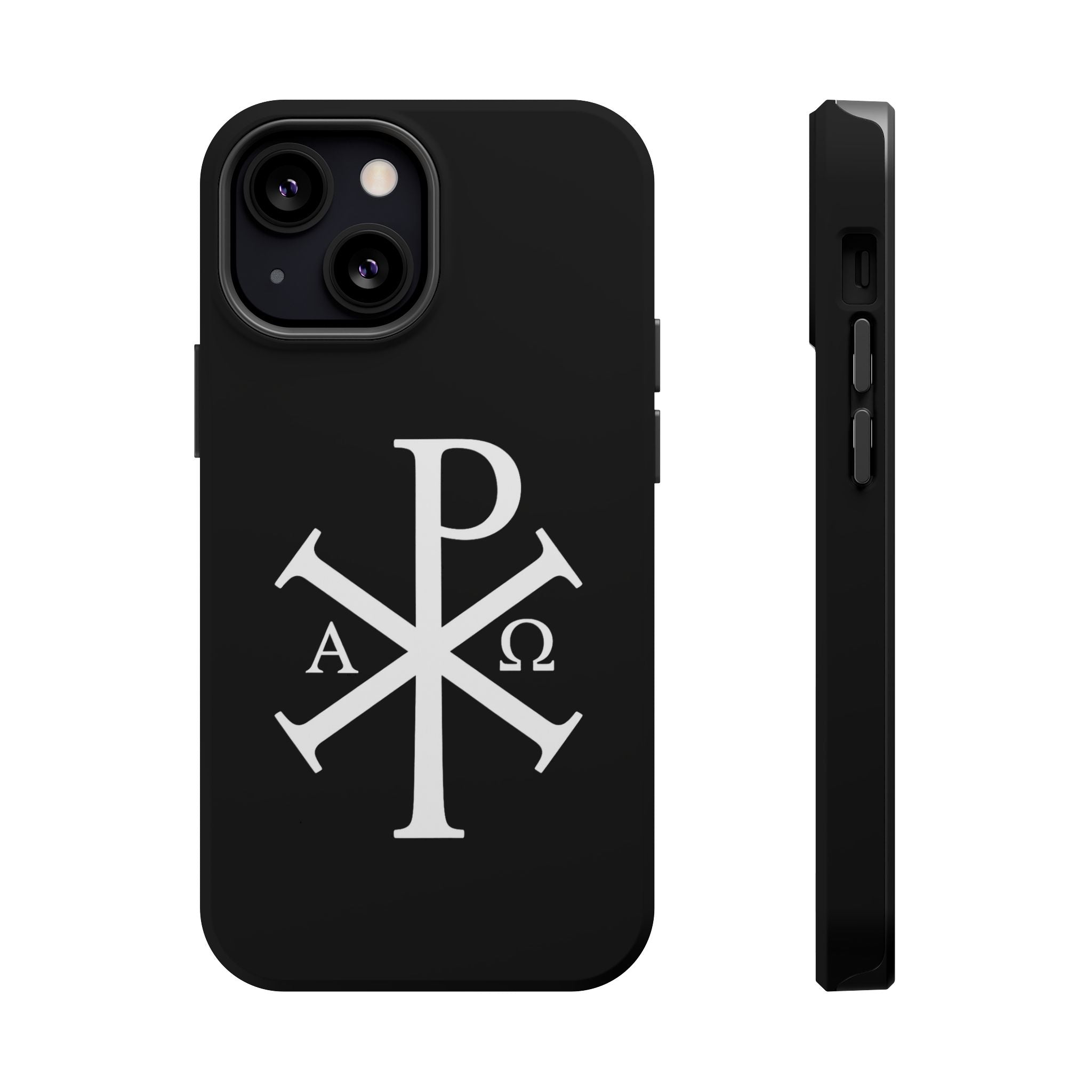 Pi Chi Rho White Design Magnetic Impact-Resistant Cases