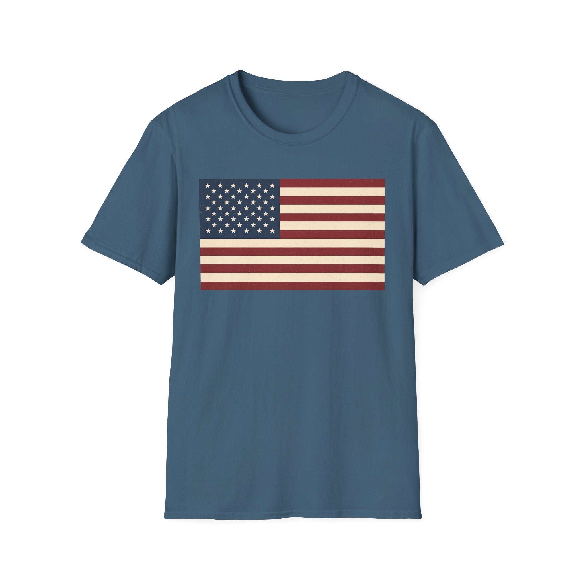 American Flag Softstyle Cotton Shirt T-Shirt