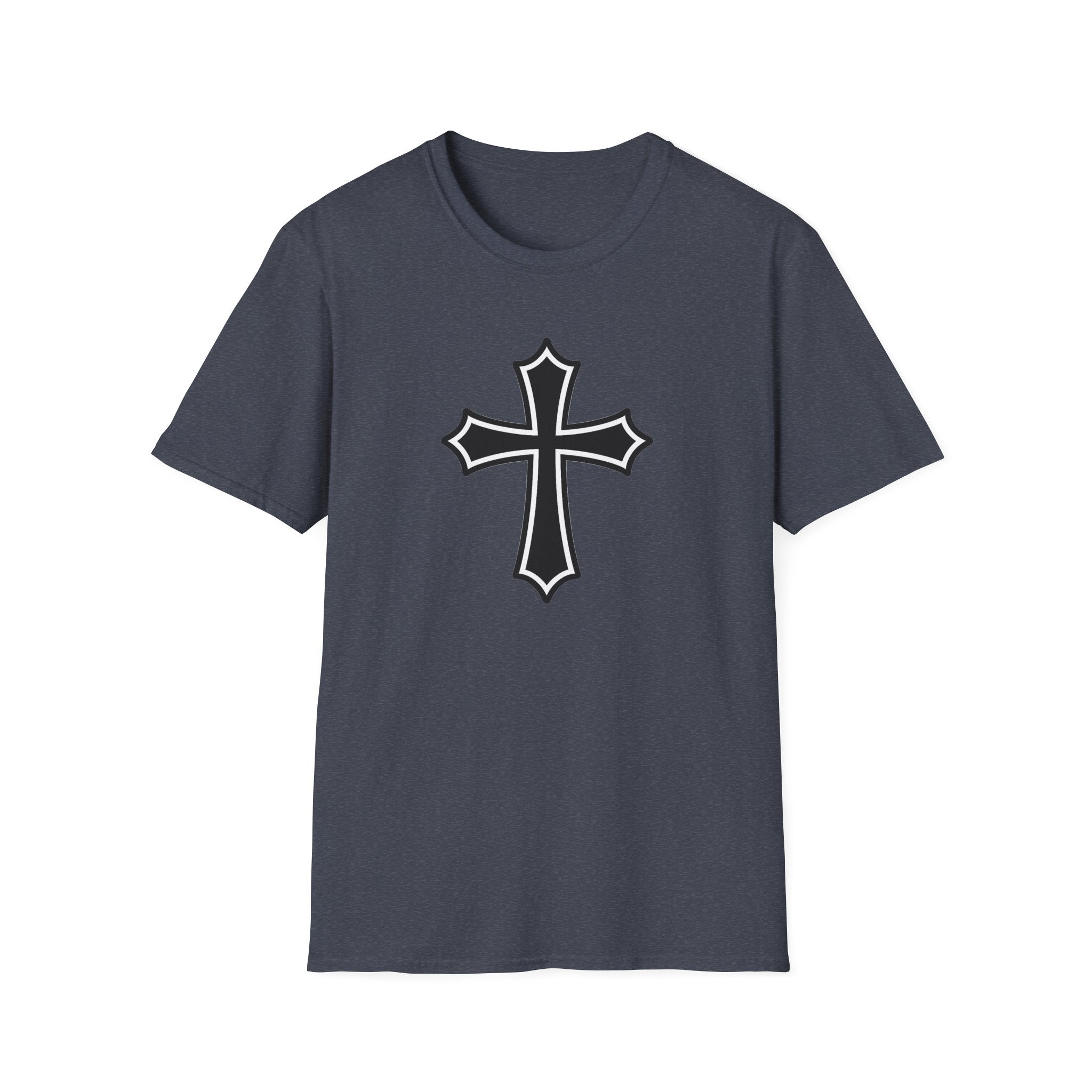 Medieval Style Cross Softstyle T-Shirt