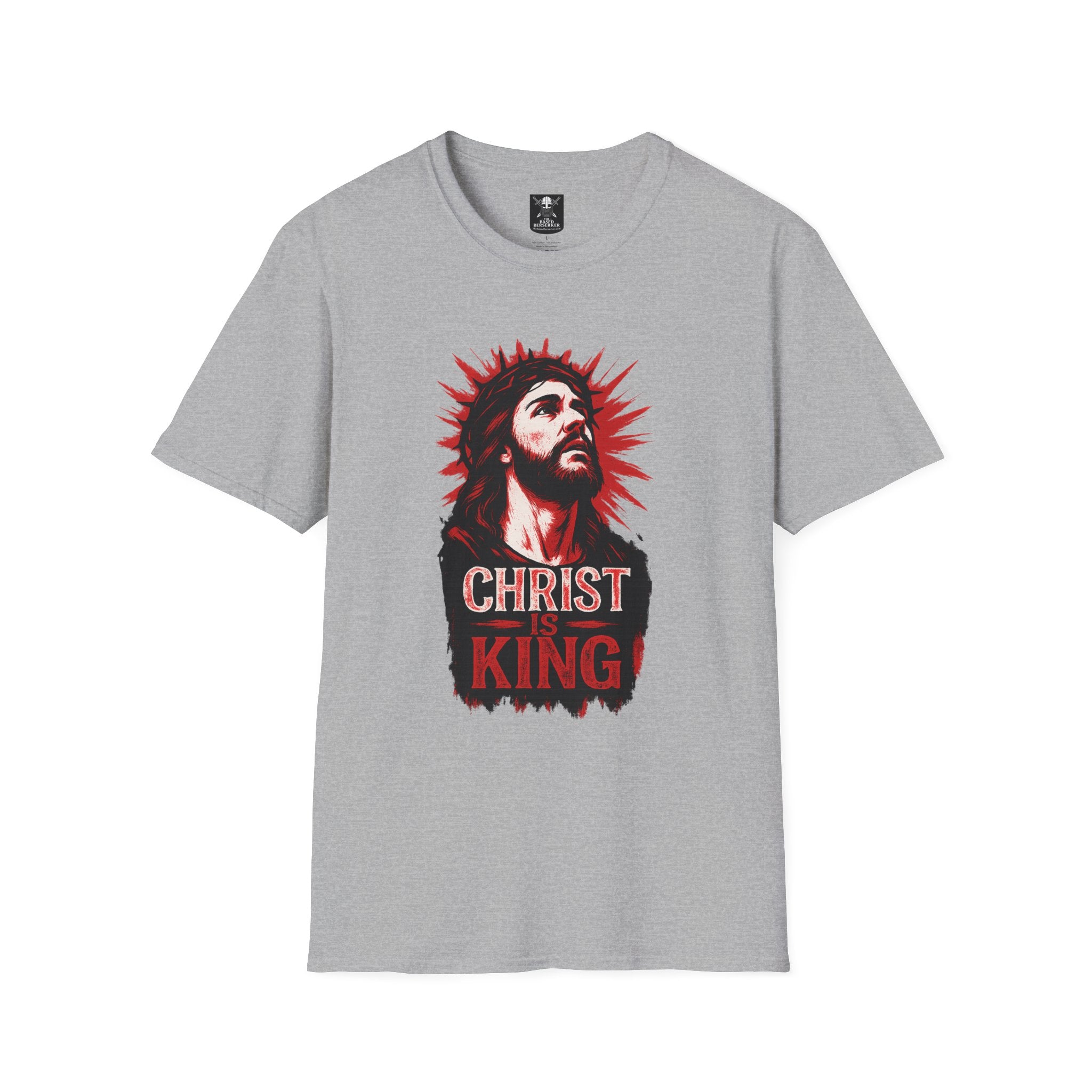 Christ is King Unisex Softstyle T-Shirt, Christian Tee