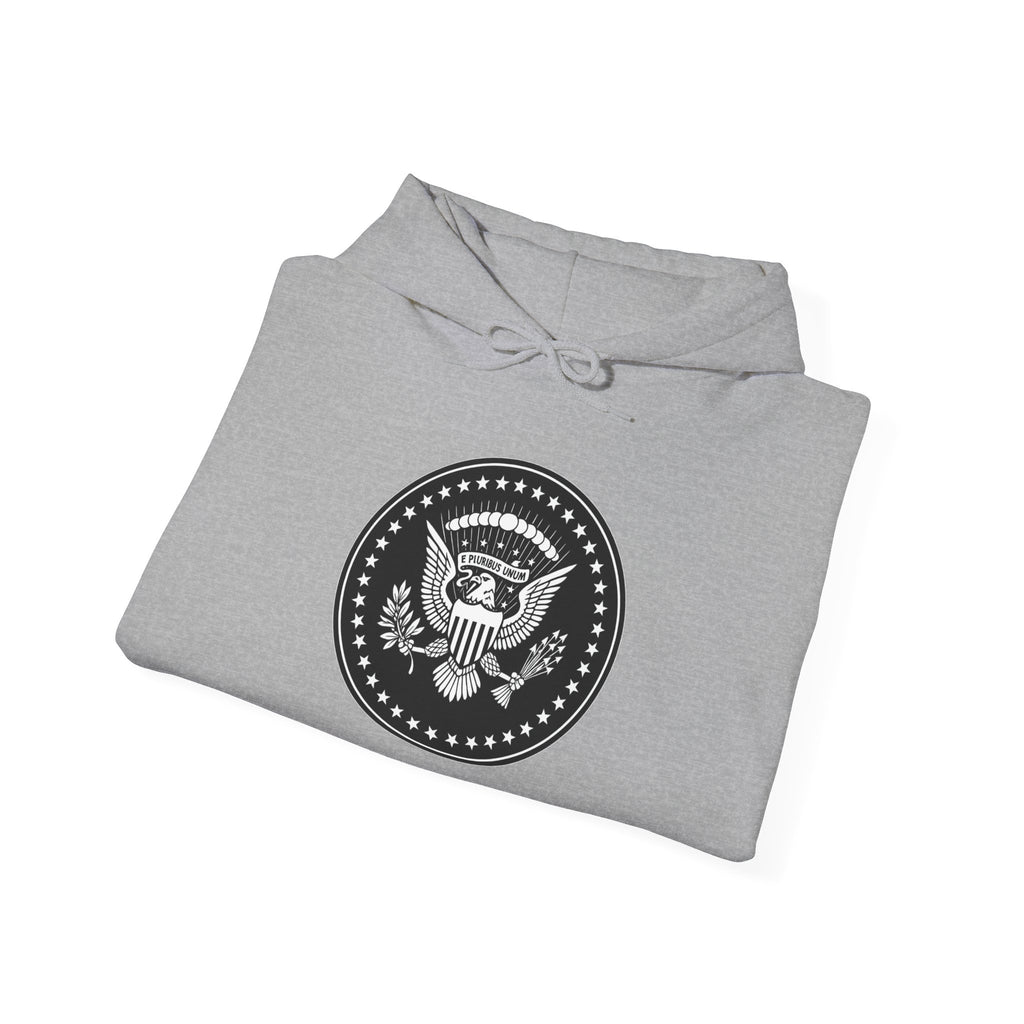 Presidential Seal American Eagle Graphic Pull Over Hoodie Sweatshirt