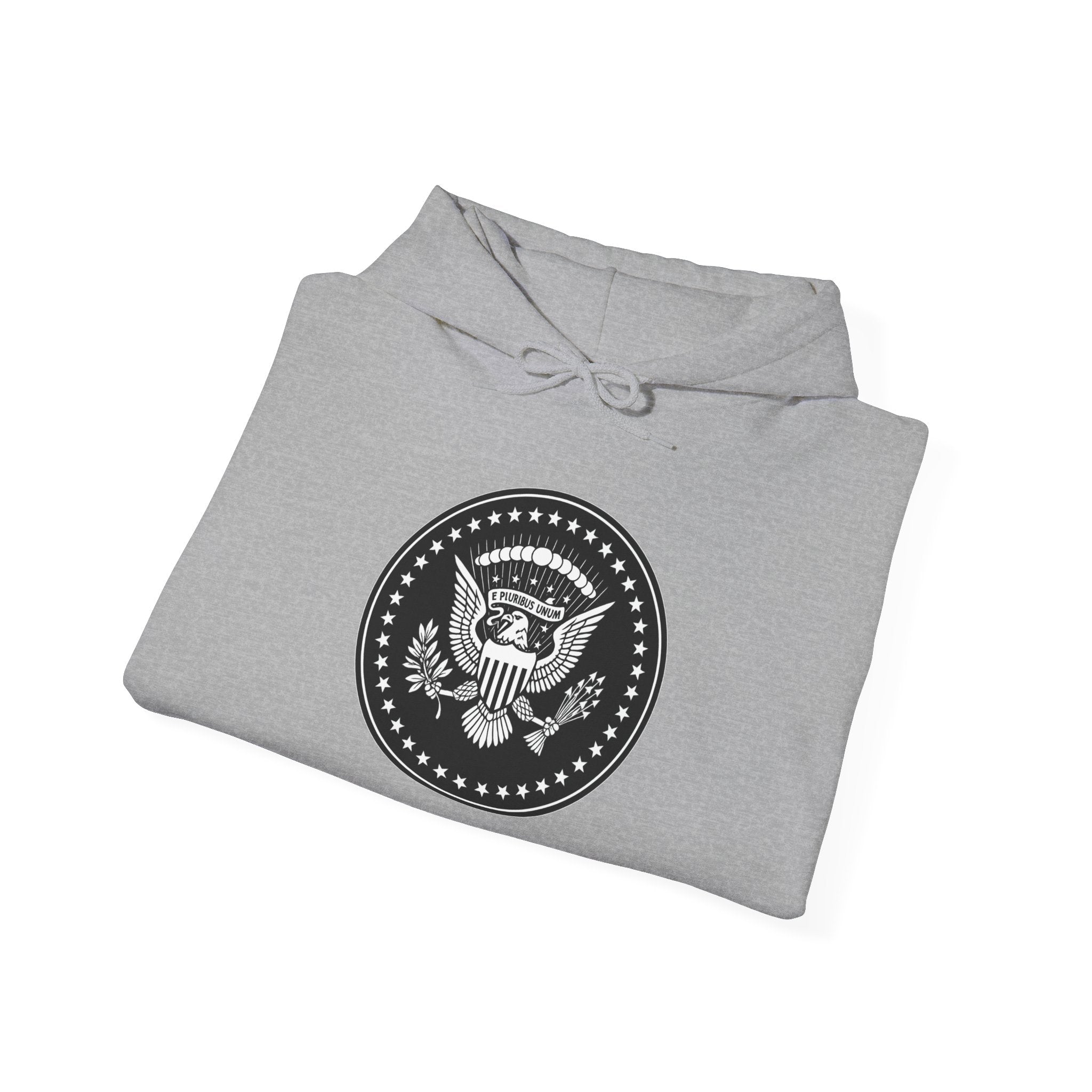 Presidential Seal American Eagle Graphic Pull Over Hoodie Sweatshirt