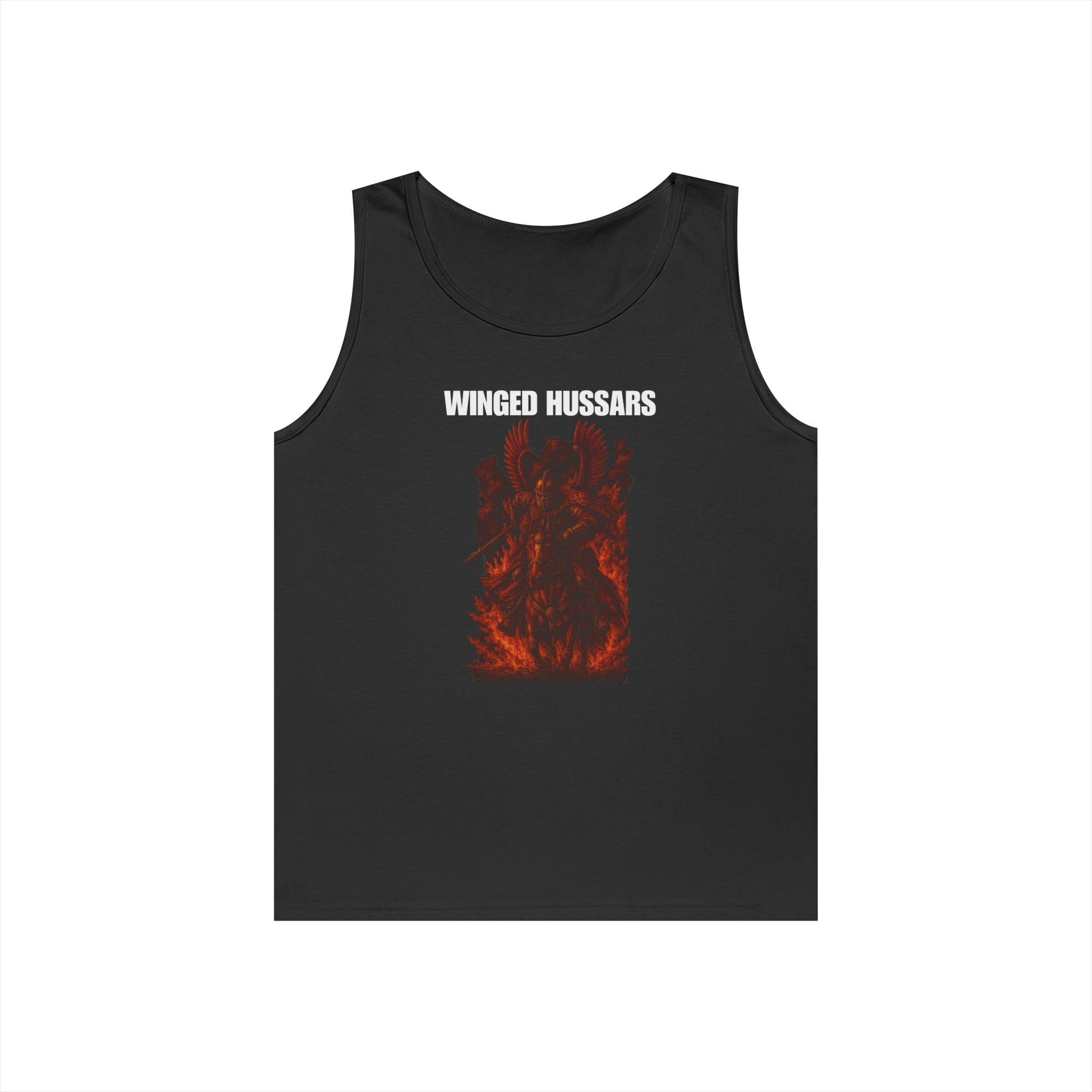 Winged Hussars Fiery Heavy Cotton Tank Top