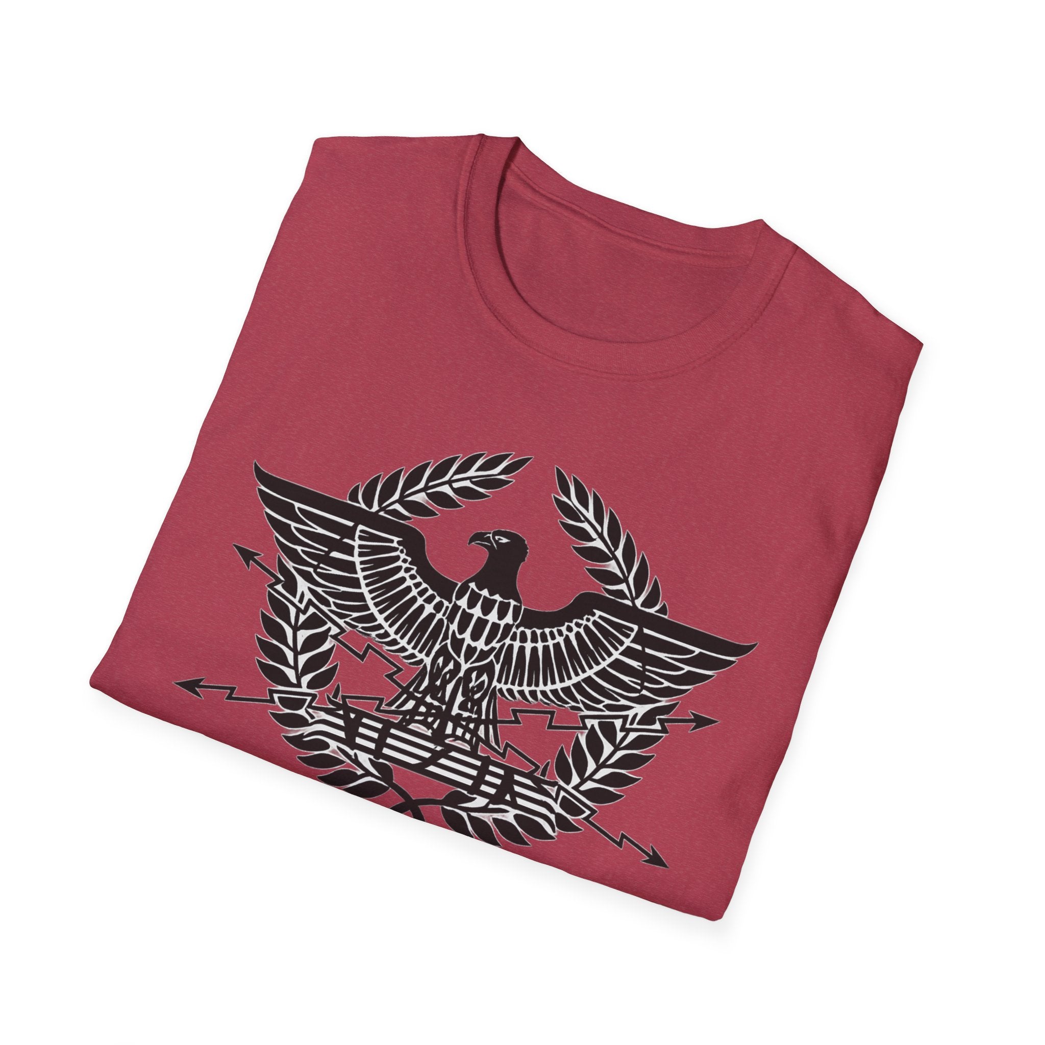 Roman Eagle SPQR Black Design Softstyle T-Shirt