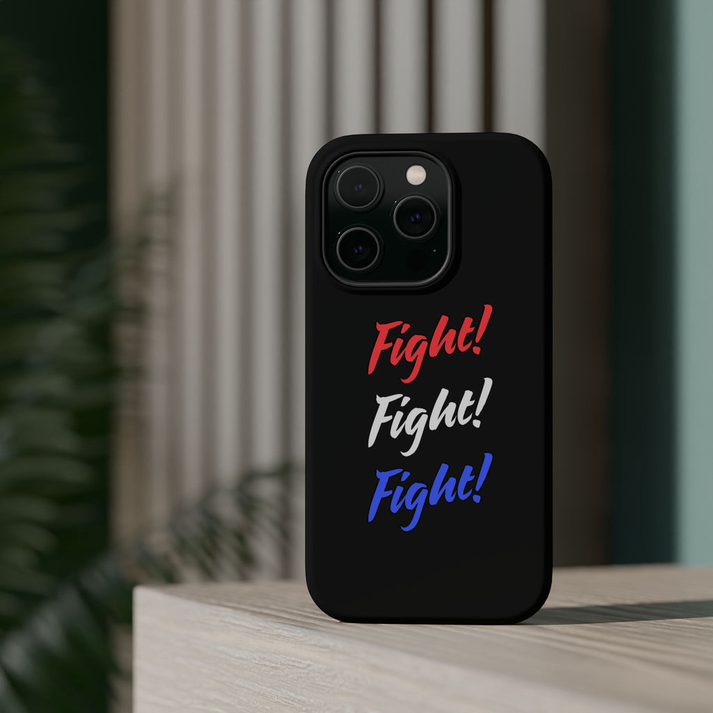 Magnetic Phone Cases, Motivational Phone Cover, Fight! Fight! Fight! Case, Personalized Phone Accessory, Unique Gift for Fighters