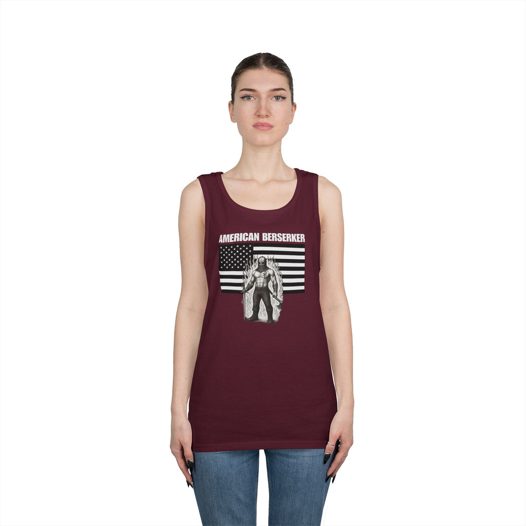 American Berserker Alt Design 3 Heavy Cotton Tank Top