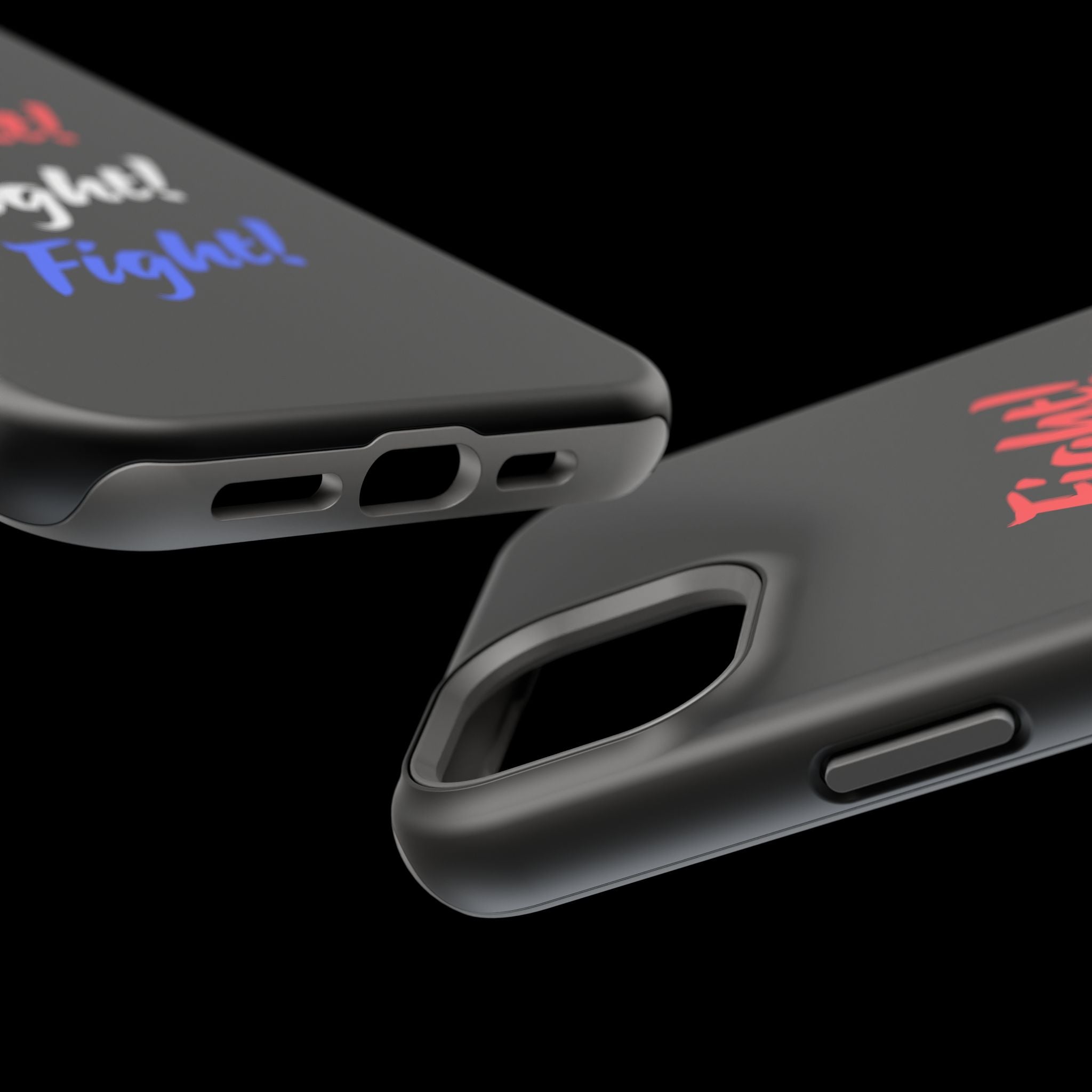 Magnetic Phone Cases, Motivational Phone Cover, Fight! Fight! Fight! Case, Personalized Phone Accessory, Unique Gift for Fighters