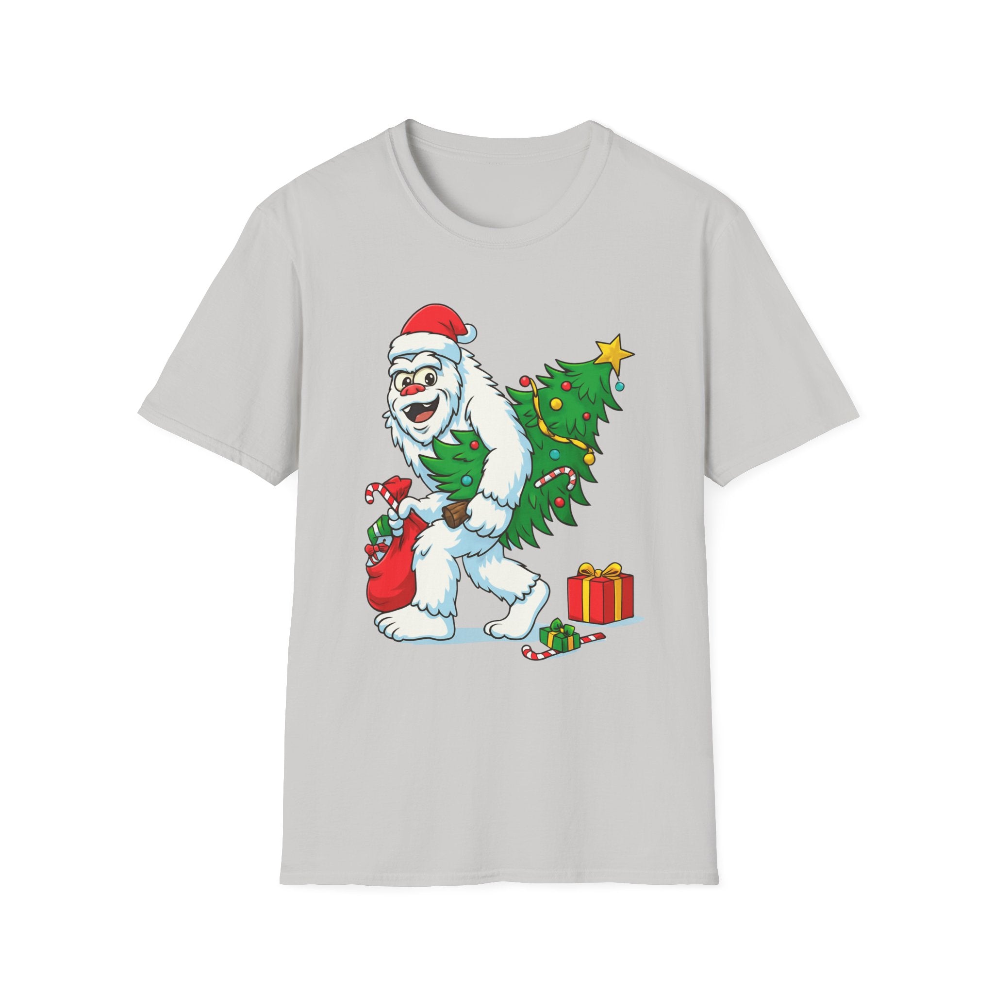 Yeti Stole Christmas T-Shirt | Funny Holiday Tee | Festive Unisex Cotton Shirt