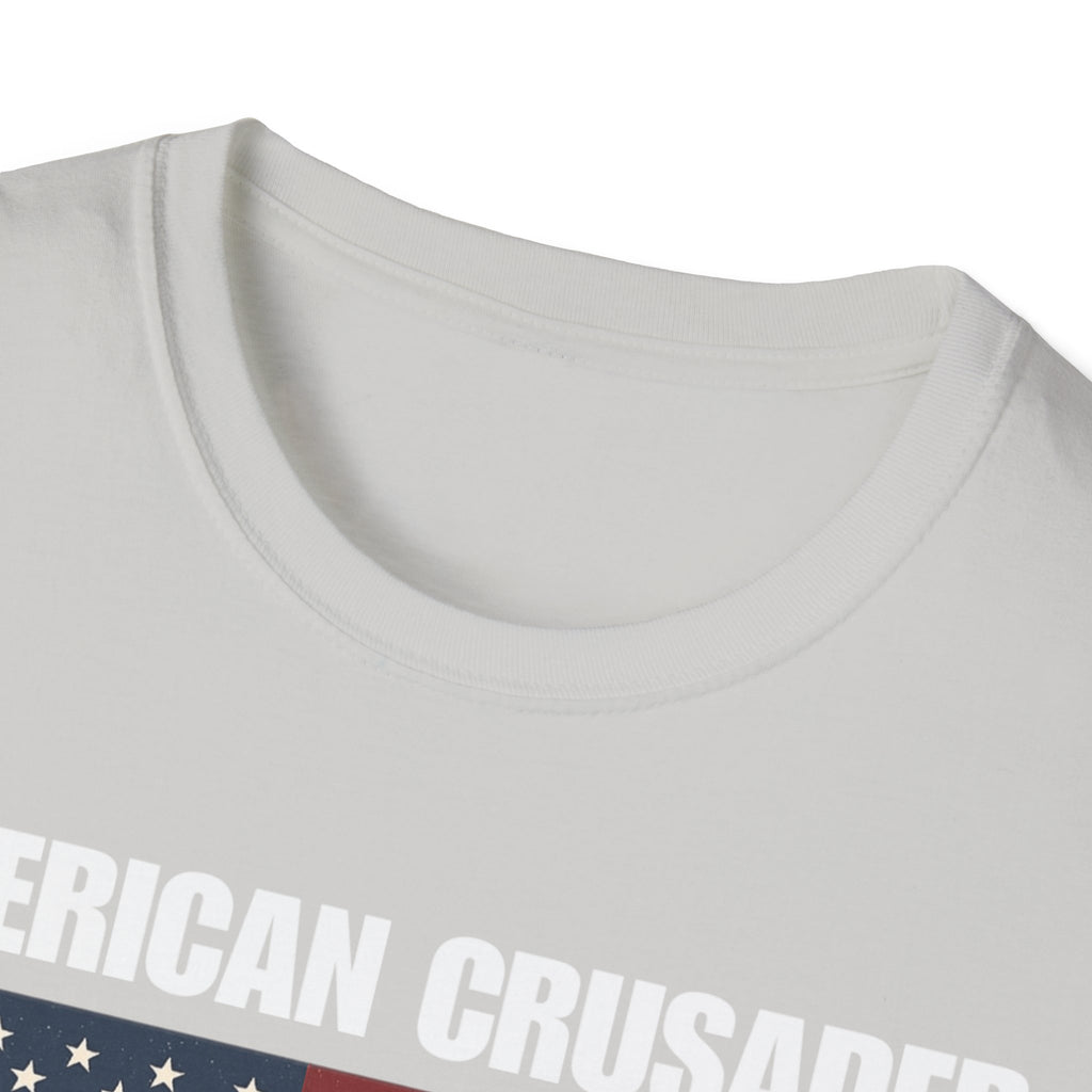 American Crusader Alt Color Design Softstyle Cotton T-Shirt