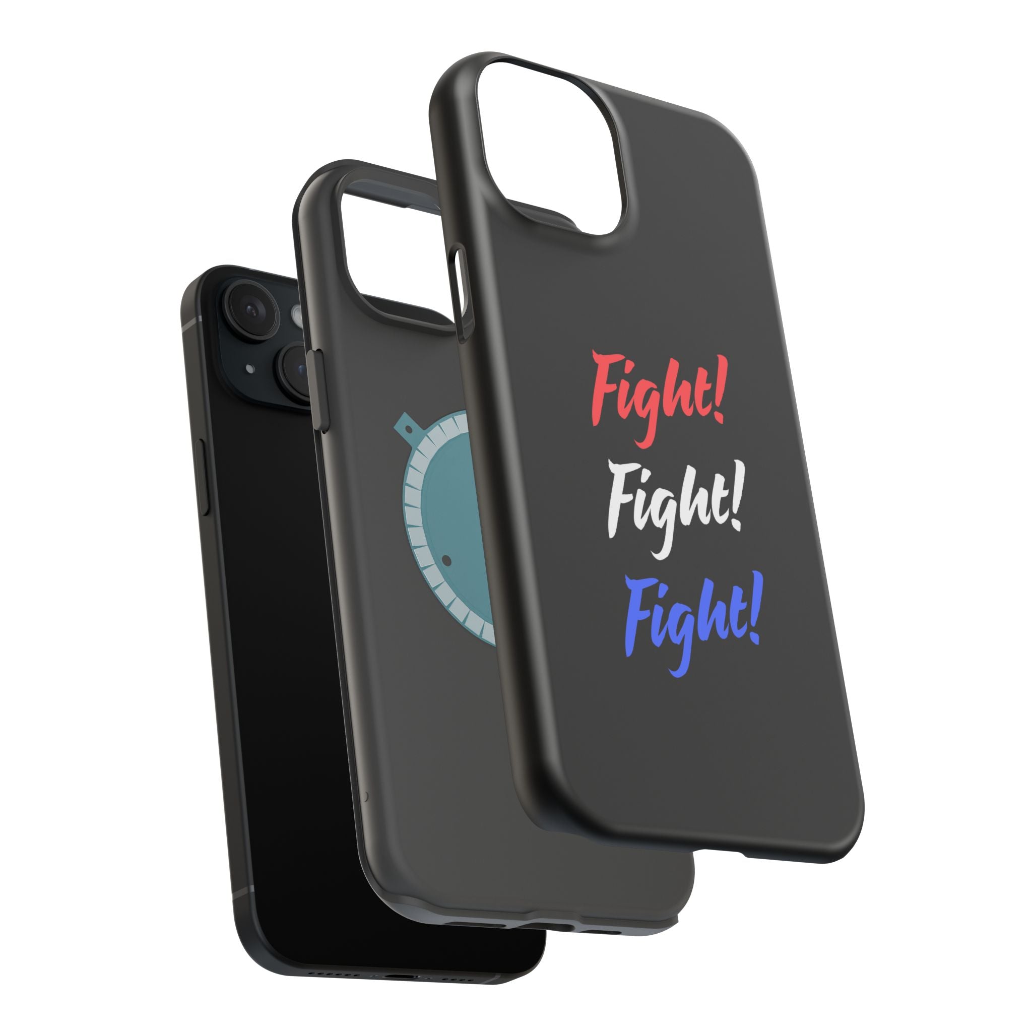 Magnetic Phone Cases, Motivational Phone Cover, Fight! Fight! Fight! Case, Personalized Phone Accessory, Unique Gift for Fighters