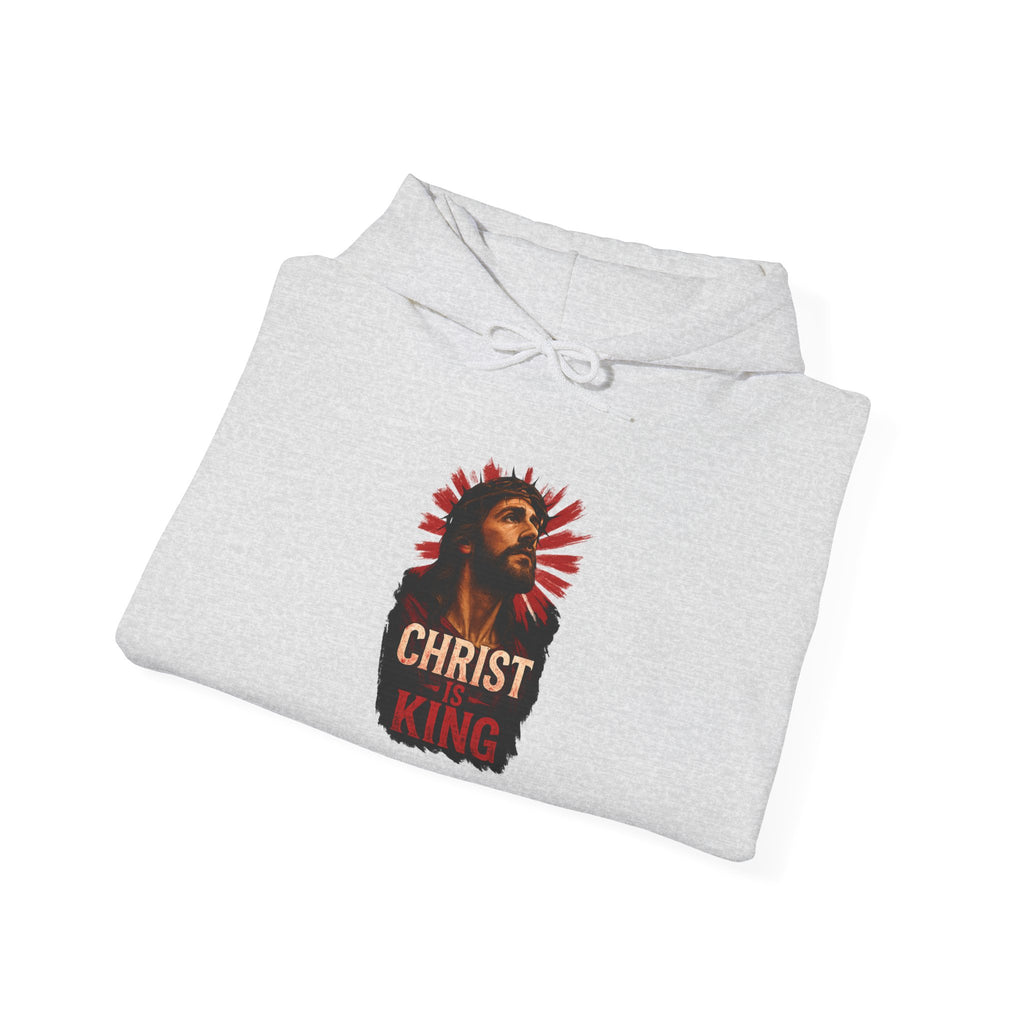 Christ Is King Unisex Hoodie, Christ Is King Hooded Sweatshirt