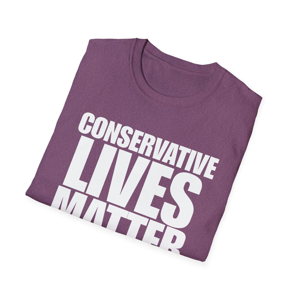 Conservative Lives Matter Graphic Cotton T-Shirt