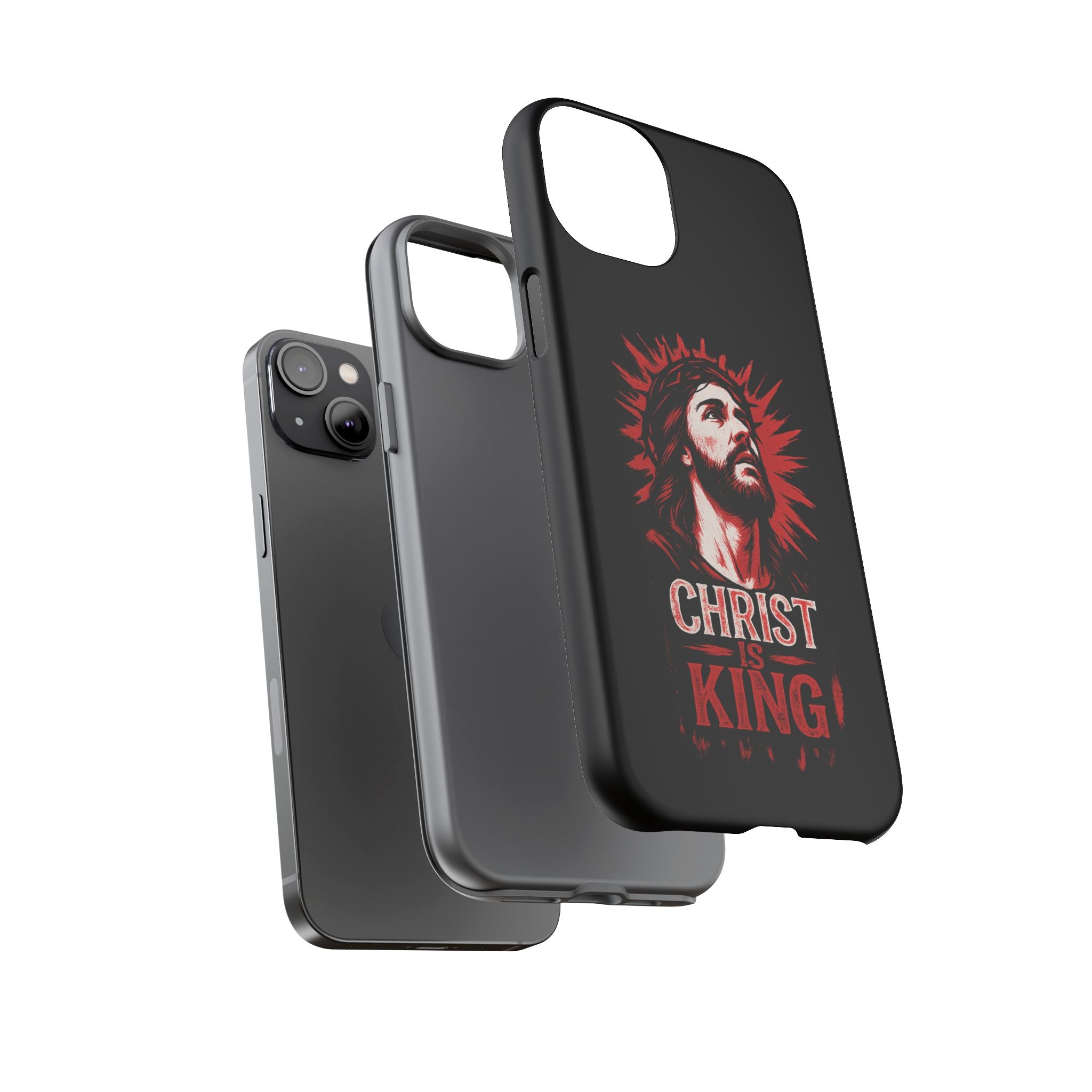 Christ is King Phone Case, Tough Phone Cover for Christian Faith