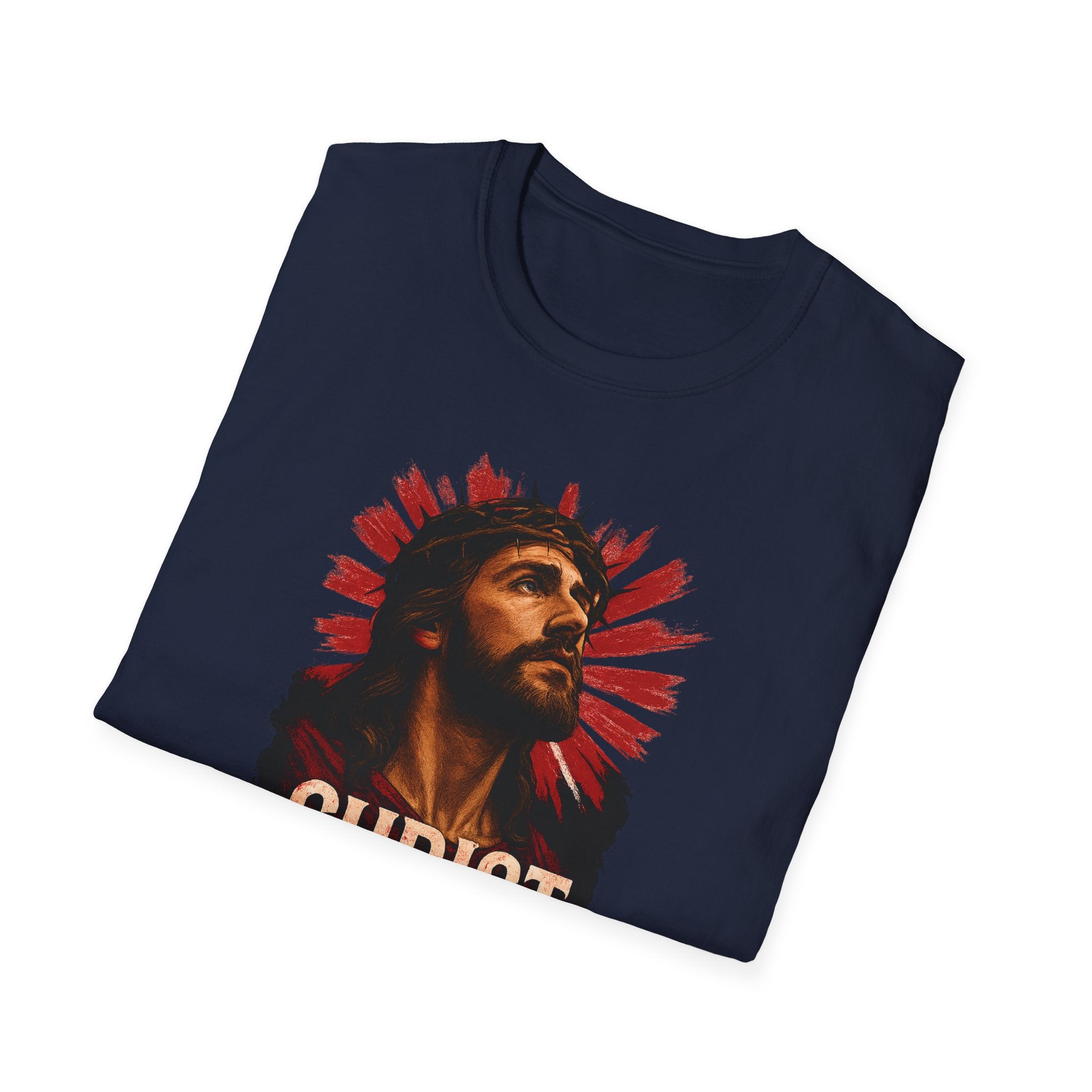 Christ is King Unisex Softstyle T-Shirt Alt Design