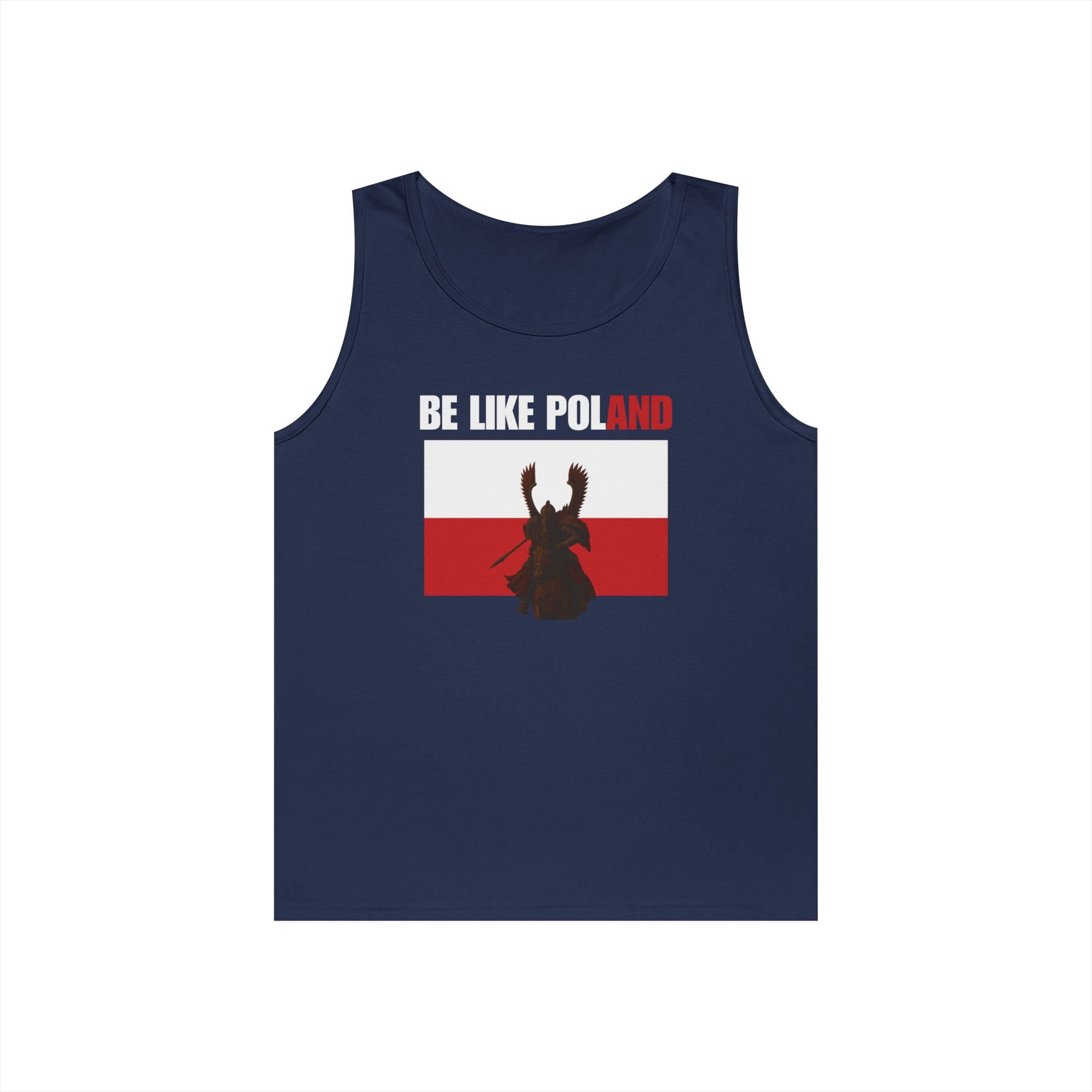 Be Like Poland Winged Hussar Heavy Cotton Tank Top