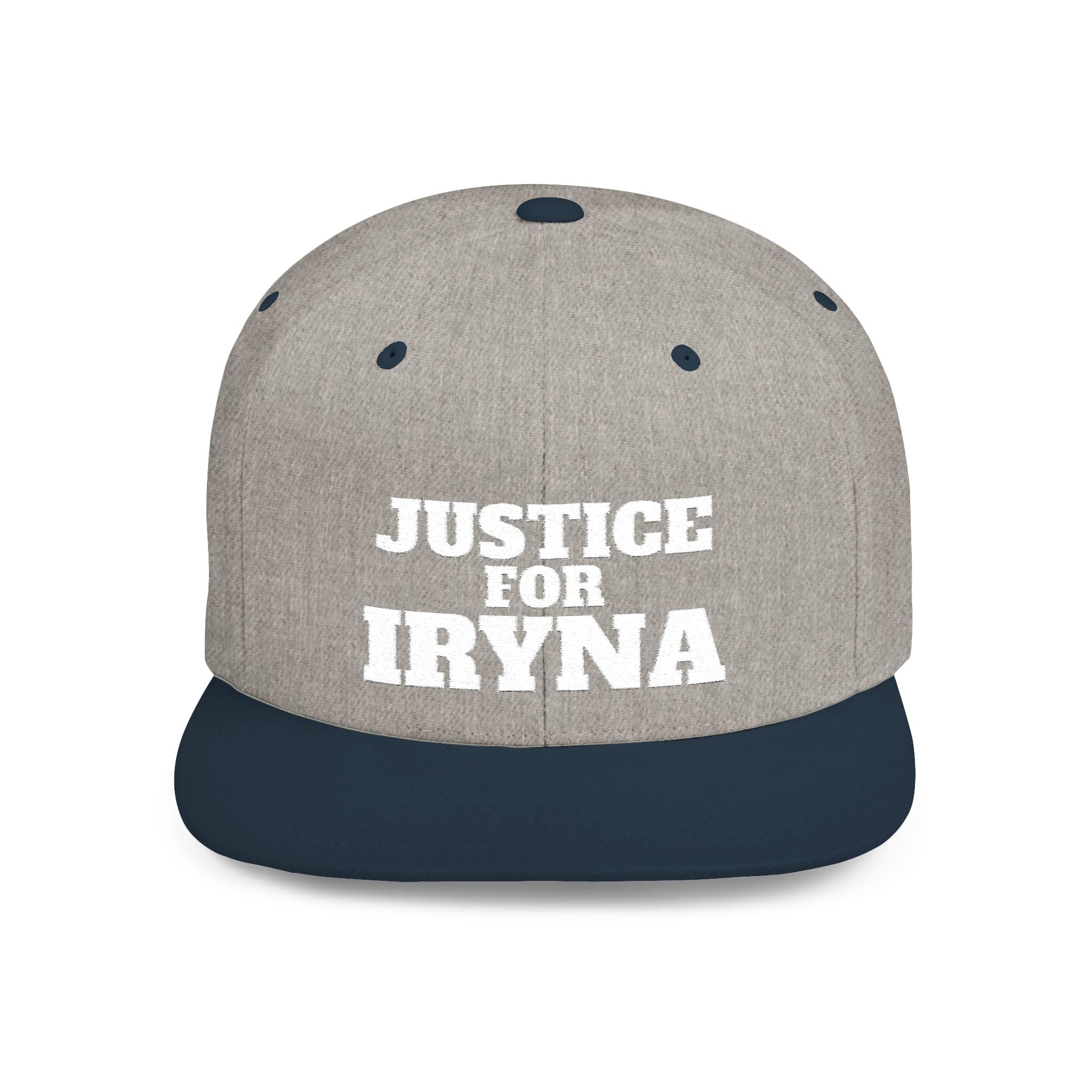 Justice for Iryna Flat Bill Snapback Hat, Statement Cap, Gift for [...]