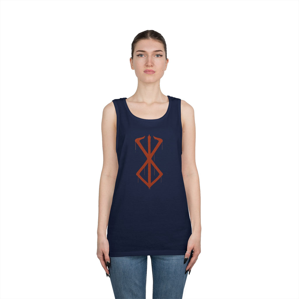 Berserker Symbol Stylish Unisex Heavy Cotton Tank Top