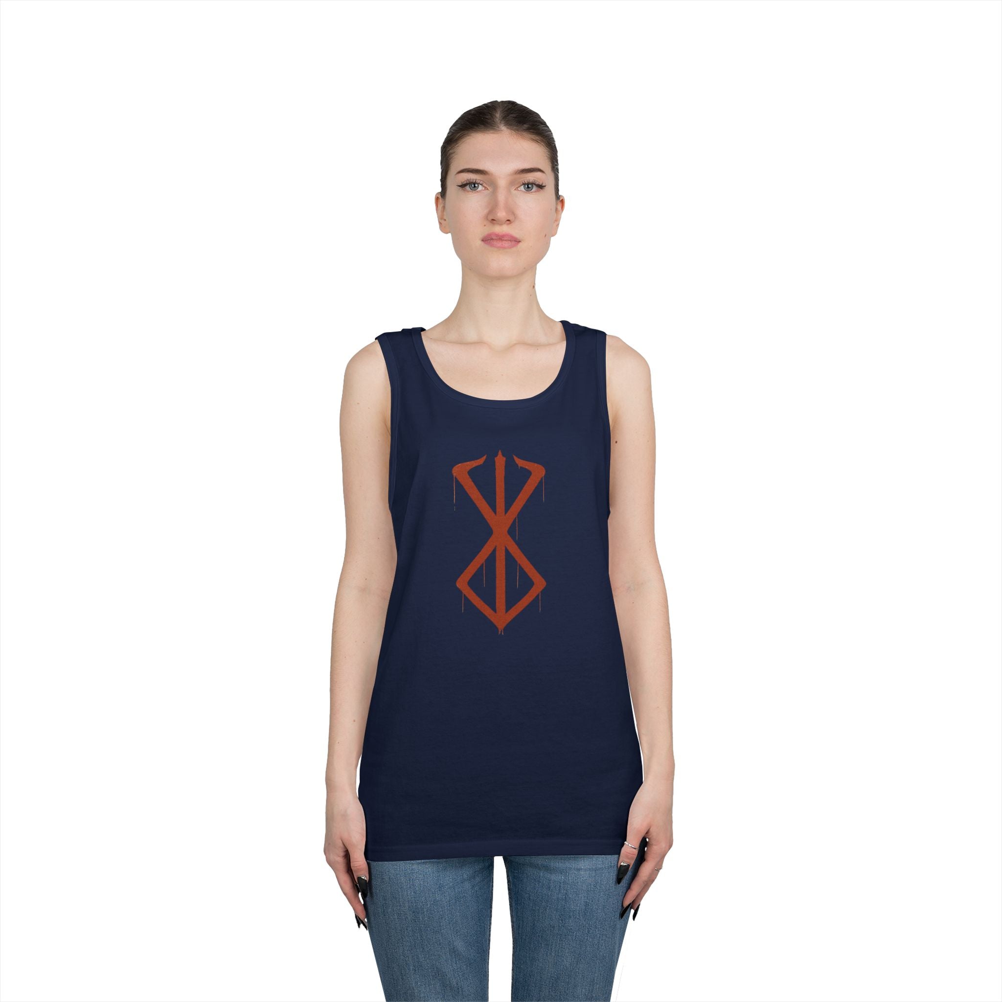 Berserker Symbol Stylish Unisex Heavy Cotton Tank Top