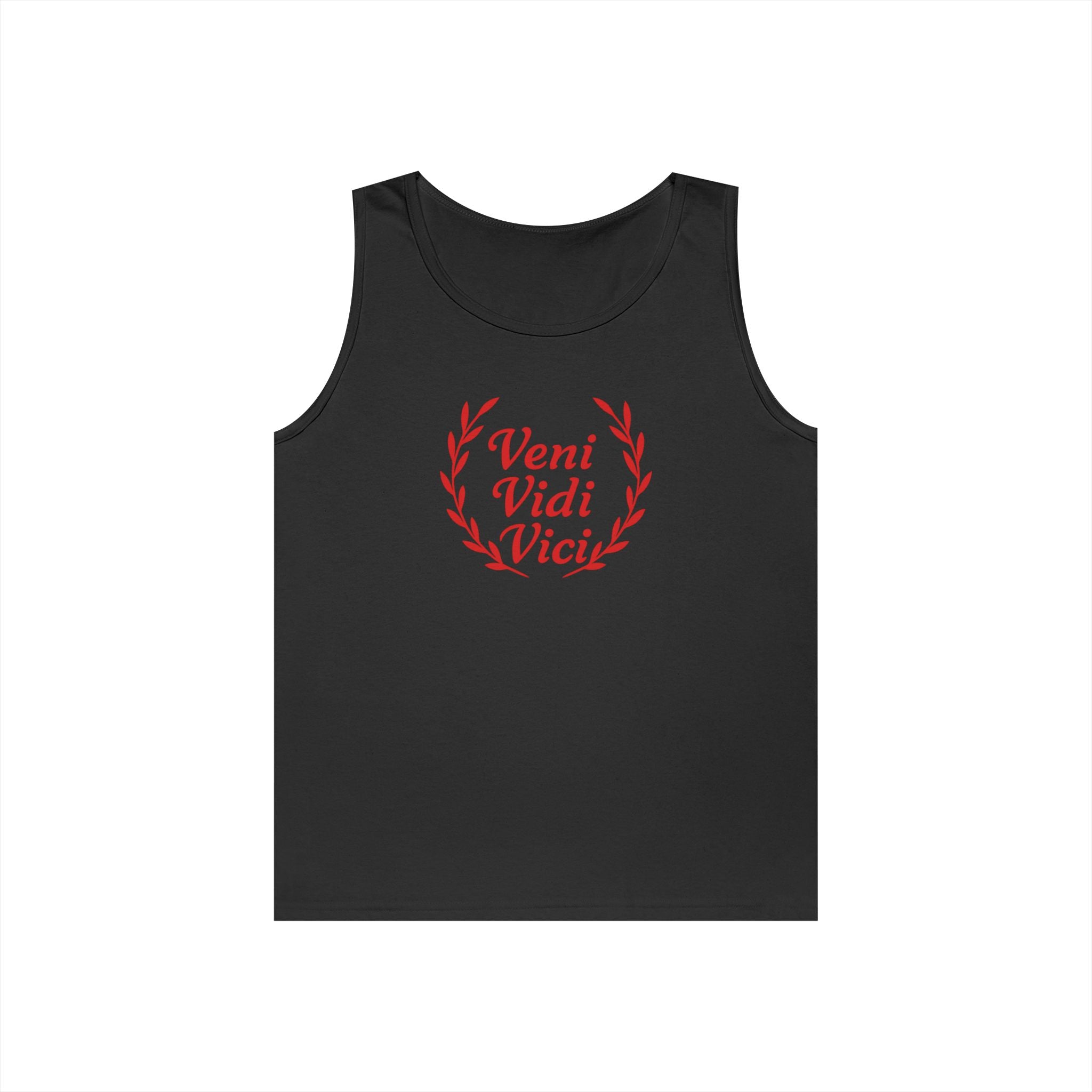 Veni Vidi Vici Light Red Design Unisex Heavy Cotton Tank Top