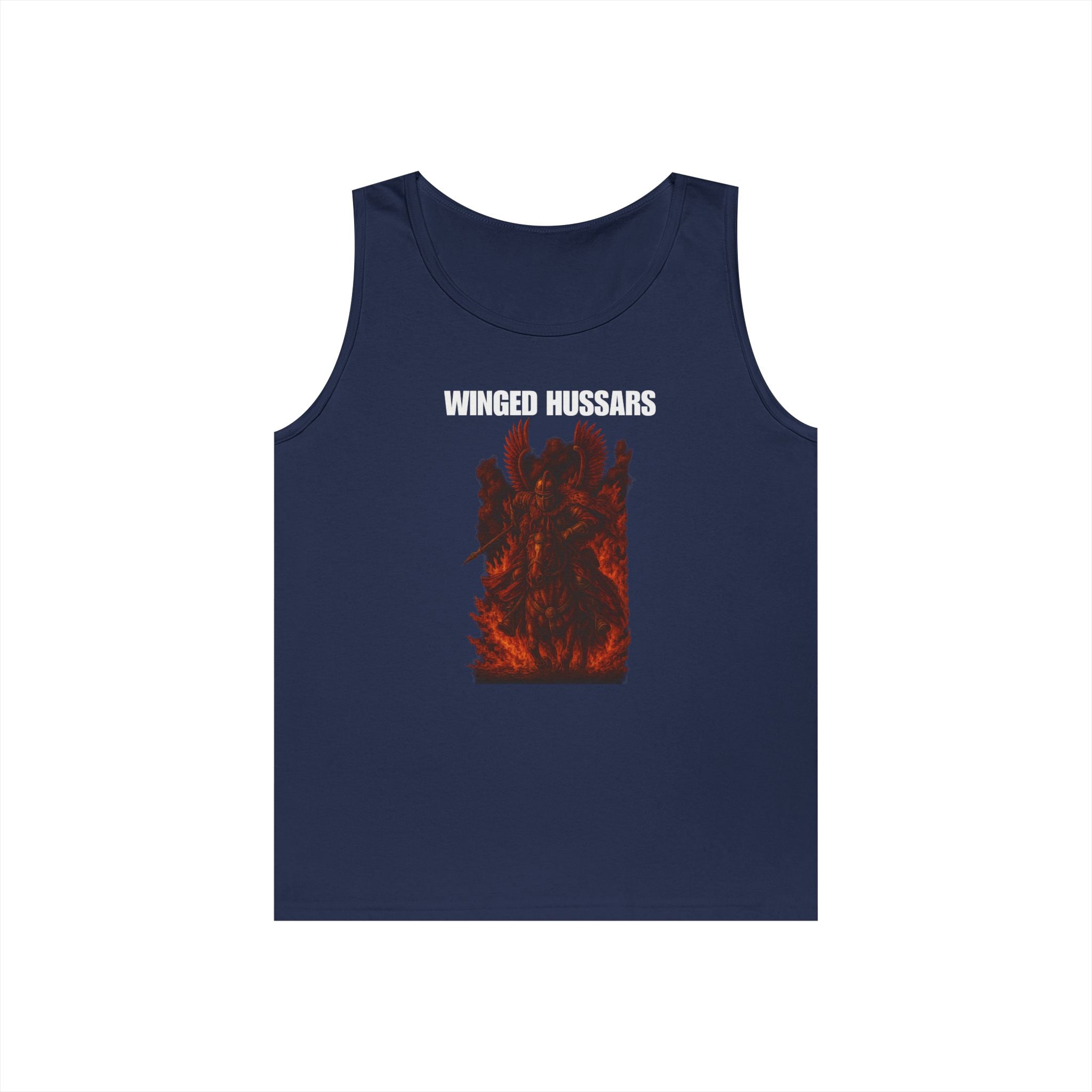 Winged Hussars Fiery Heavy Cotton Tank Top
