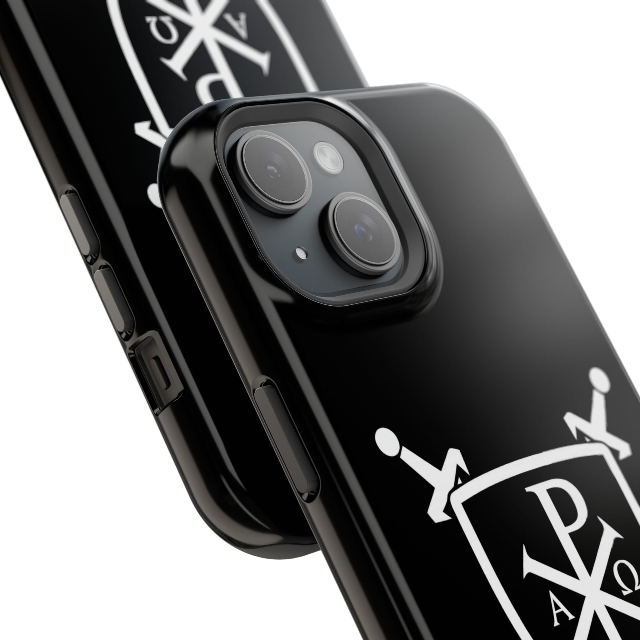 Swords and Shield Pi Chi Rho Graphic Design Magnetic Impact-Resistant Cases