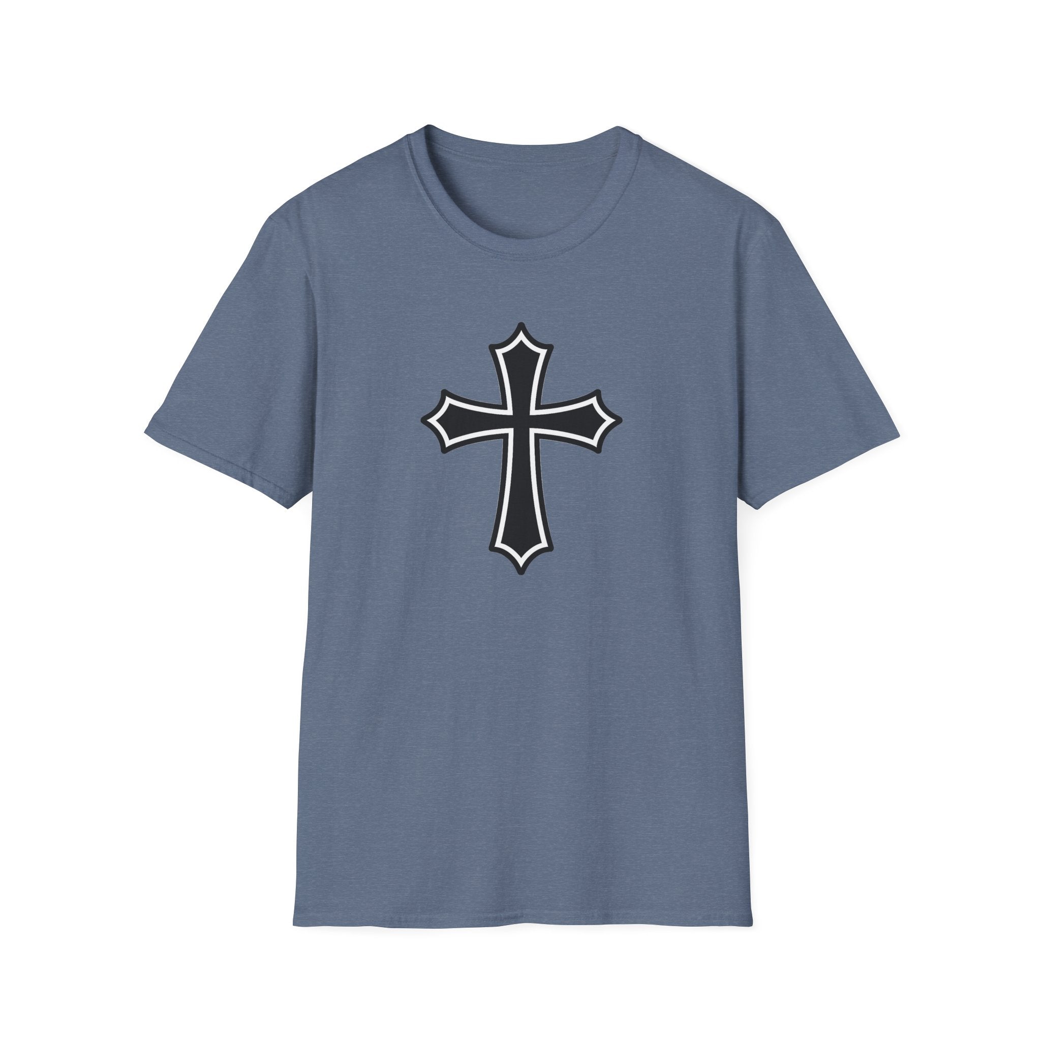 Medieval Style Cross Softstyle T-Shirt