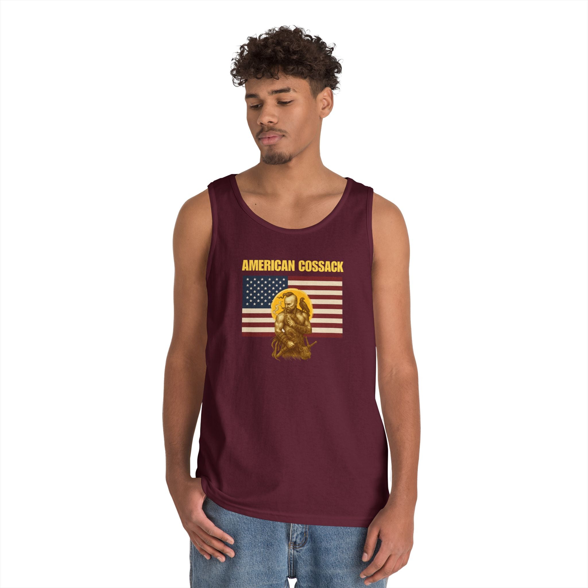 American Cossack Heavy Cotton Tank Top