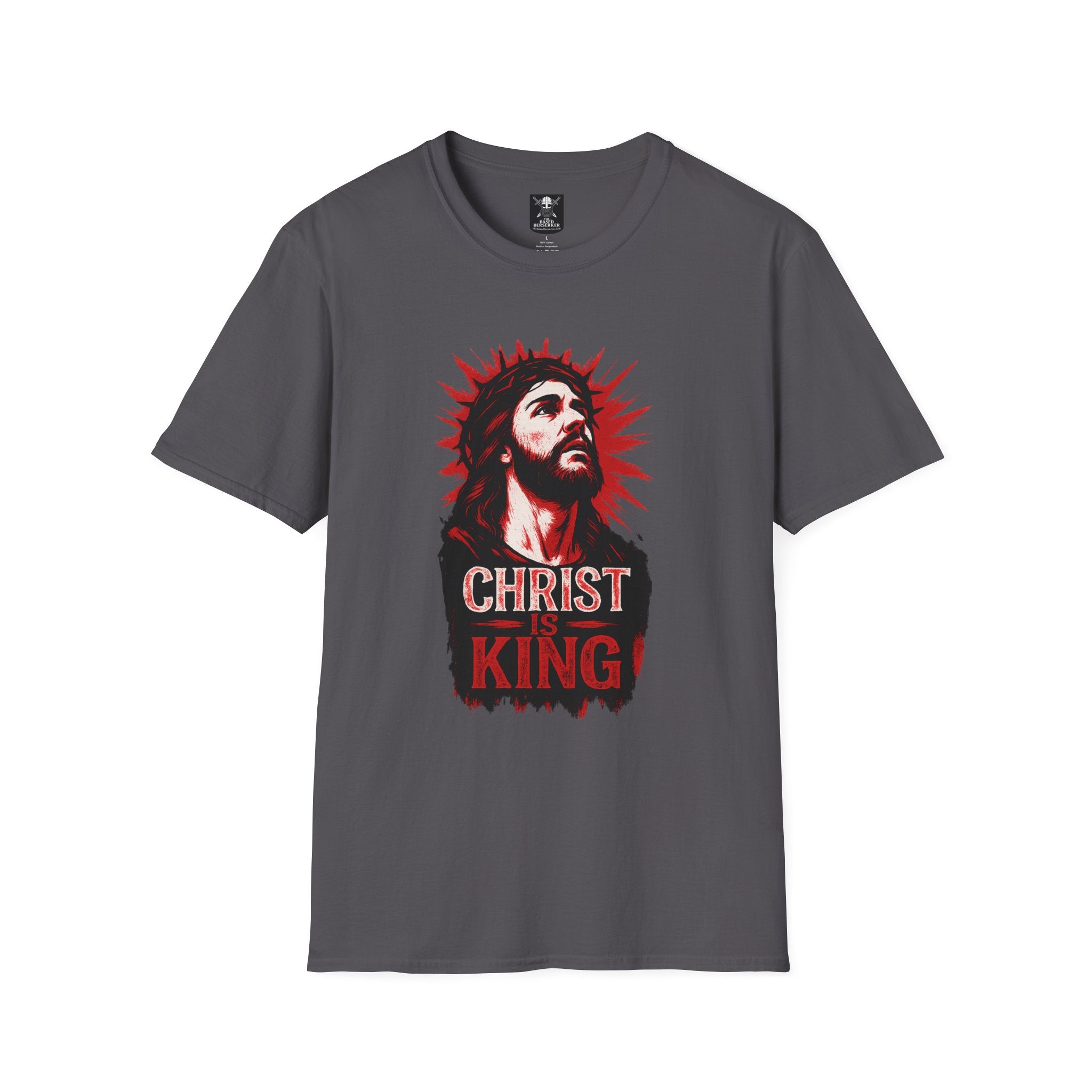 Christ is King Unisex Softstyle T-Shirt, Christian Tee