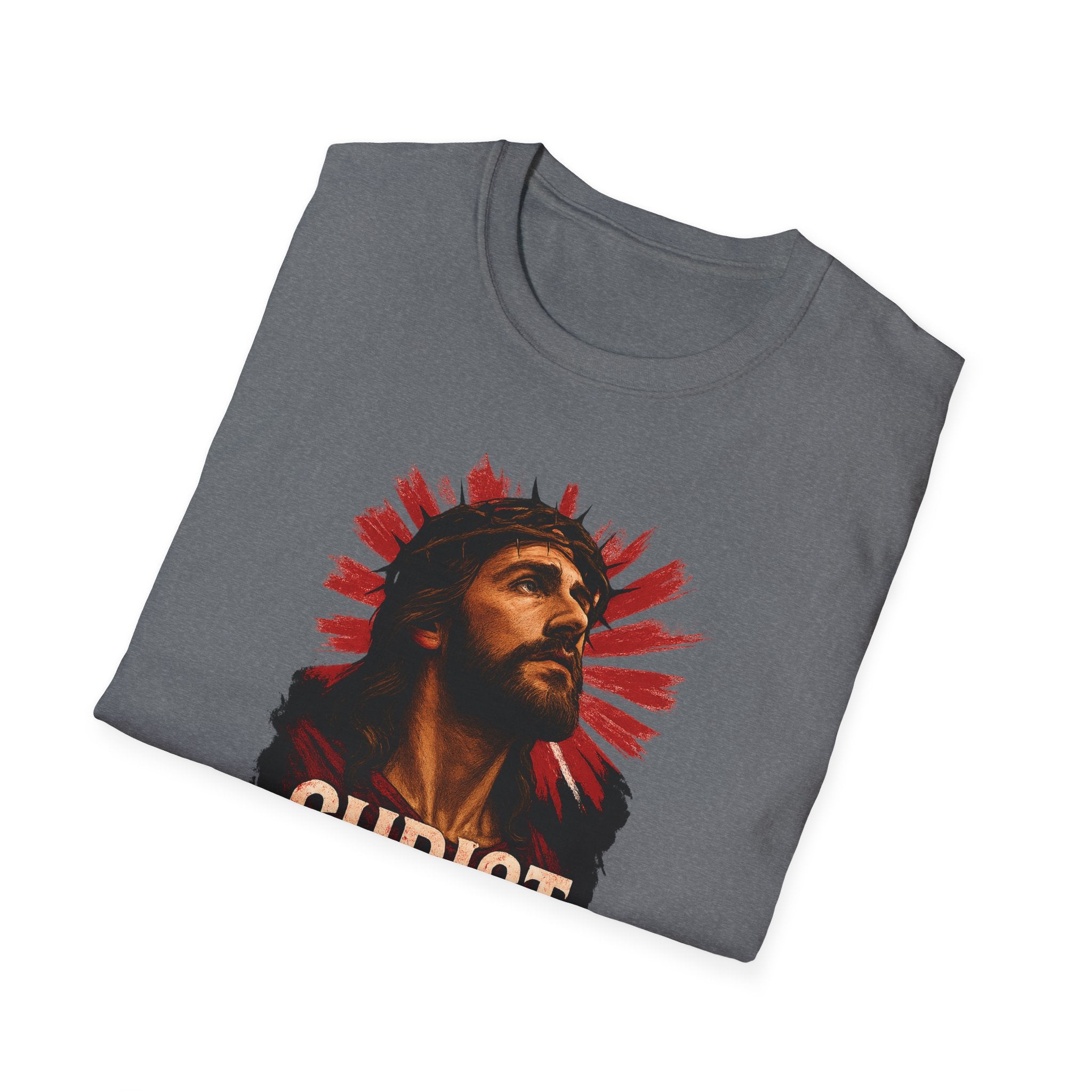 Christ is King Unisex Softstyle T-Shirt Alt Design
