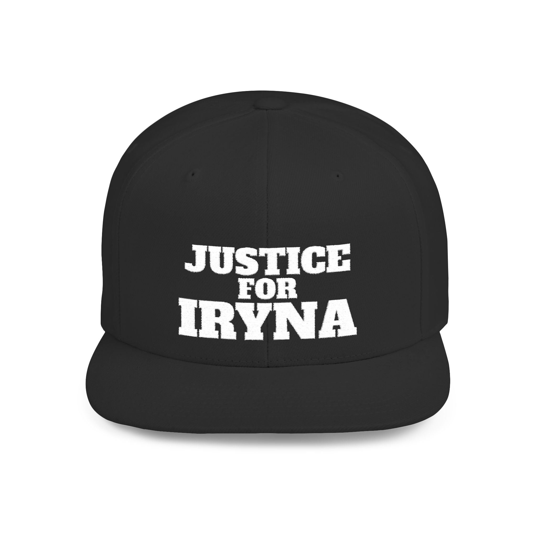 Justice for Iryna Flat Bill Snapback Hat, Statement Cap, Gift for [...]