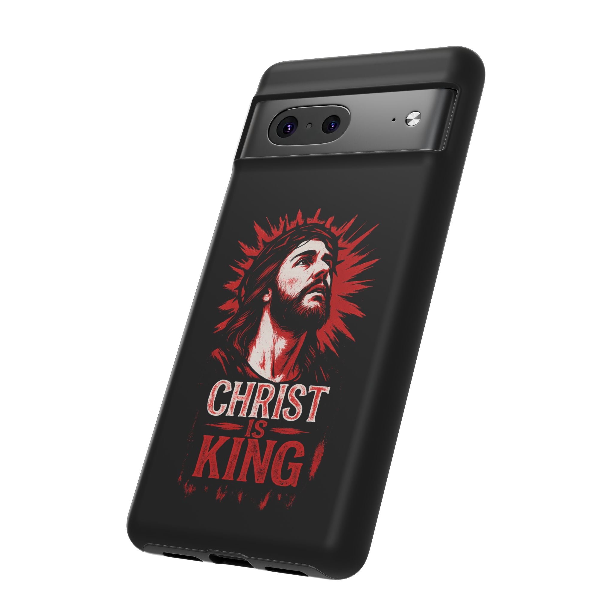 Christ is King Phone Case, Tough Phone Cover for Christian Faith