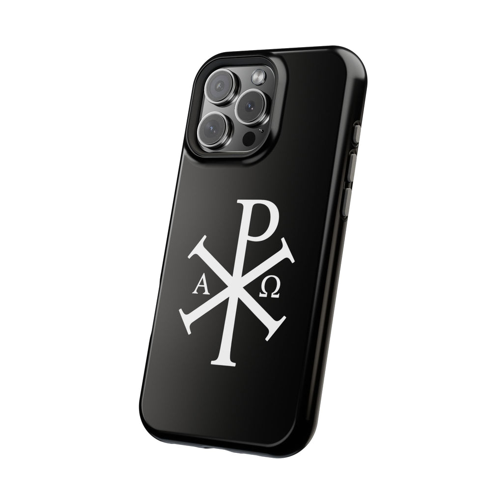 Pi Chi Rho White Design Magnetic Impact-Resistant Cases