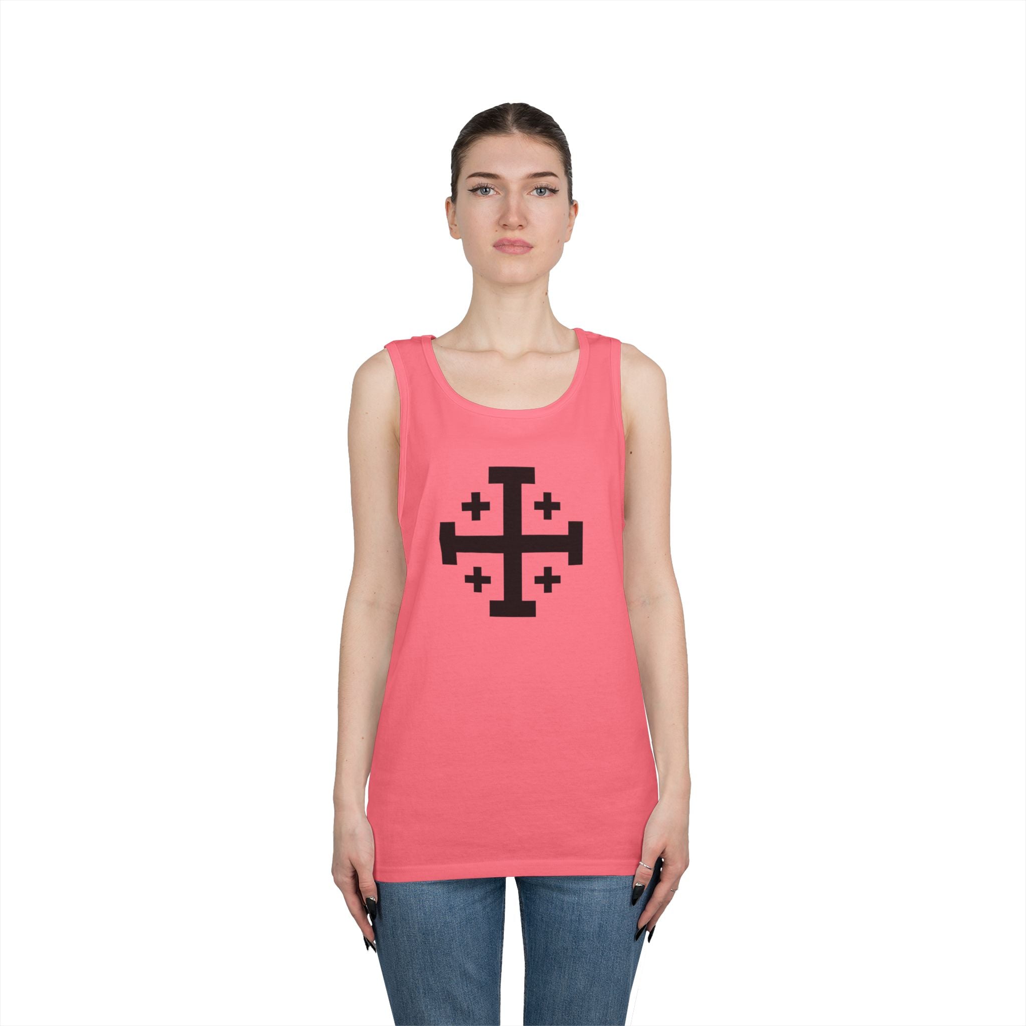 Cross of Jerusalem Unisex Graphic Tank Top