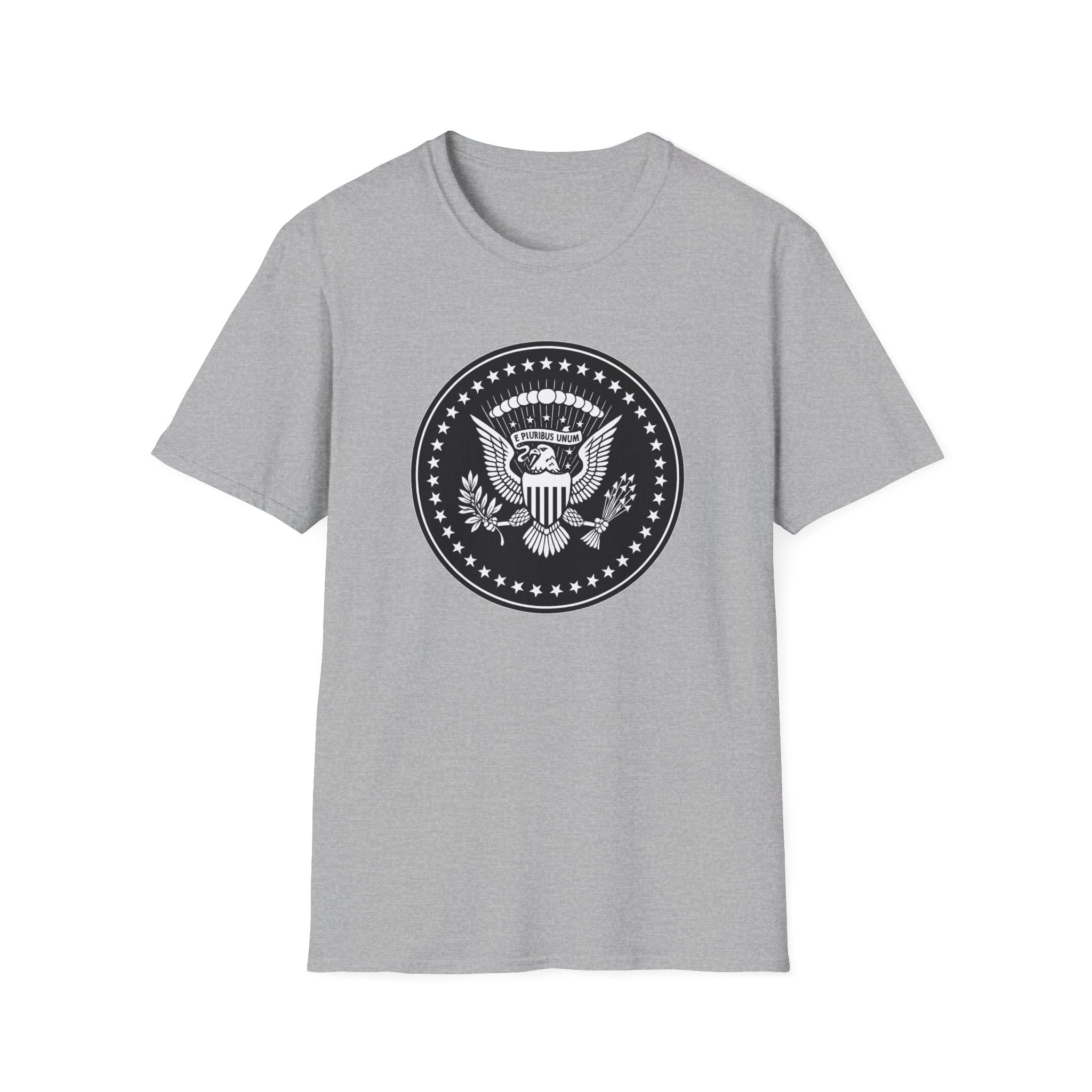 American Eagle Presidential Seal Design Graphic Cotton T-Shirt