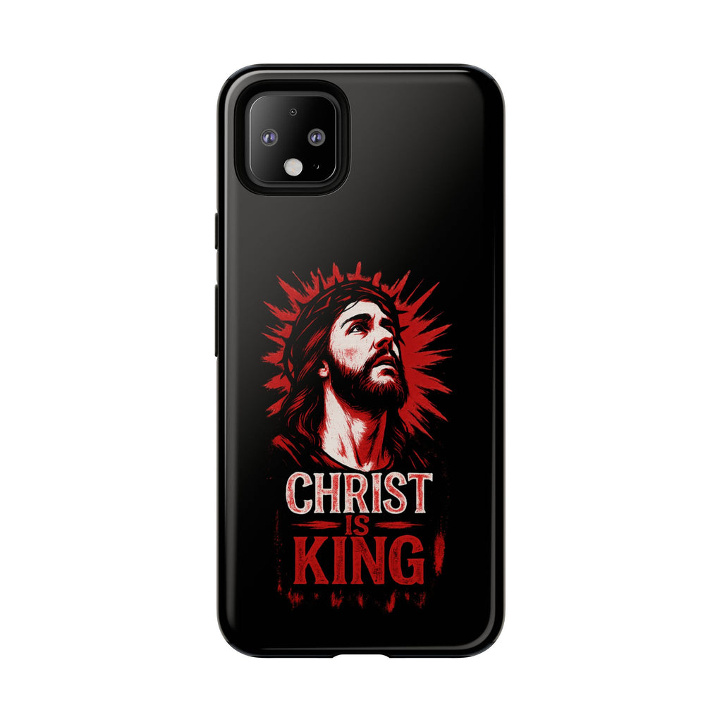 Christ is King Phone Case, Tough Phone Cover for Christian Faith