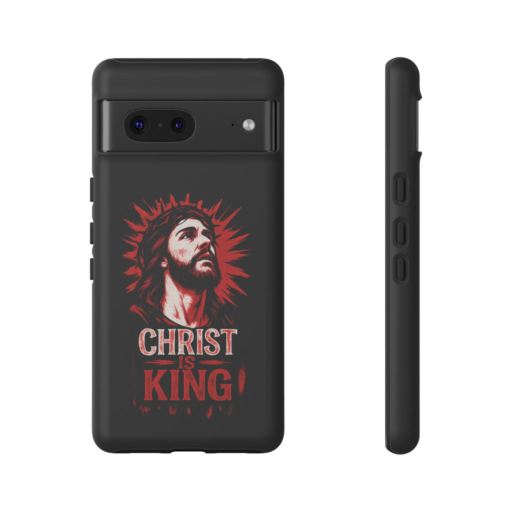 Christ is King Phone Case, Tough Phone Cover for Christian Faith